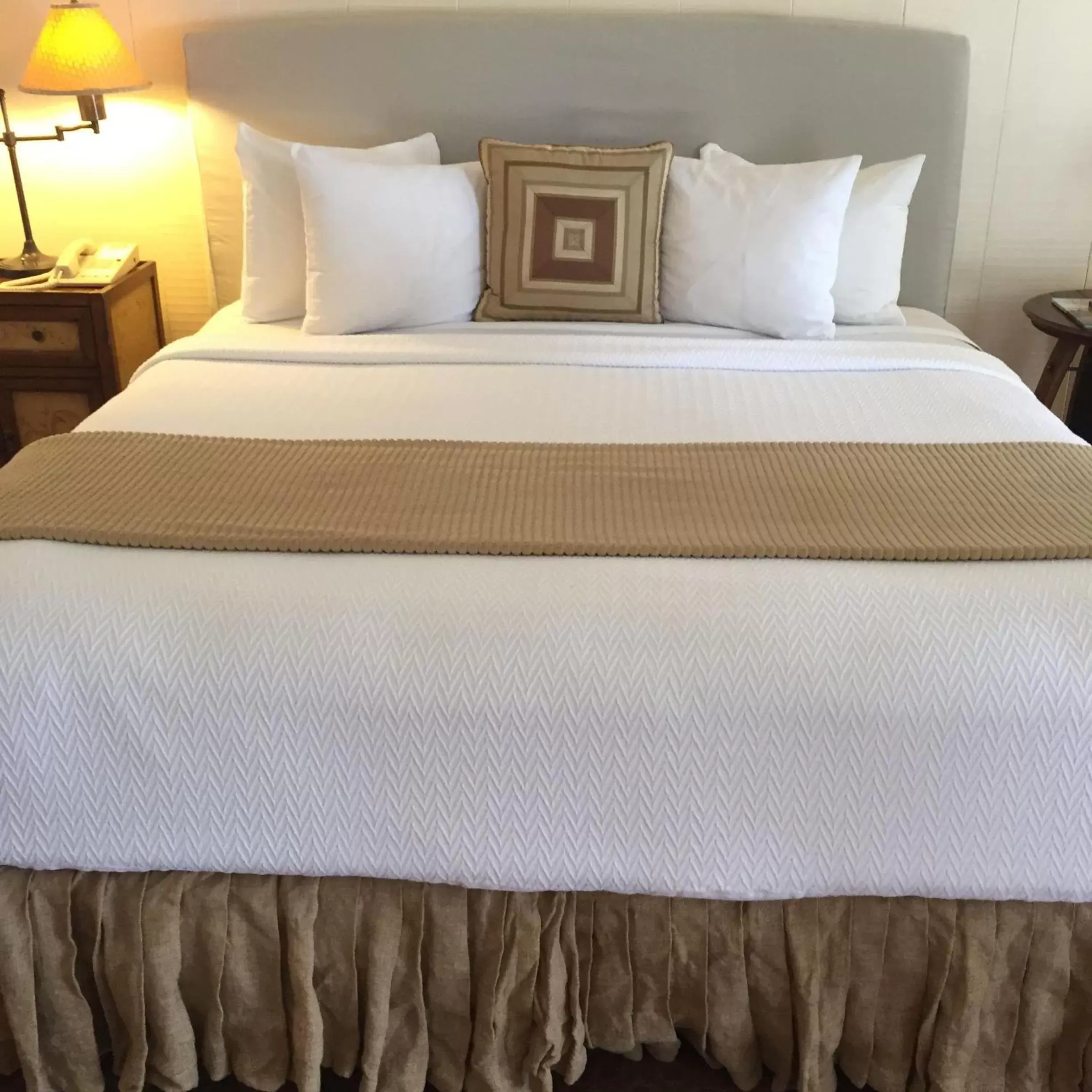 Bed in Carmel River Inn