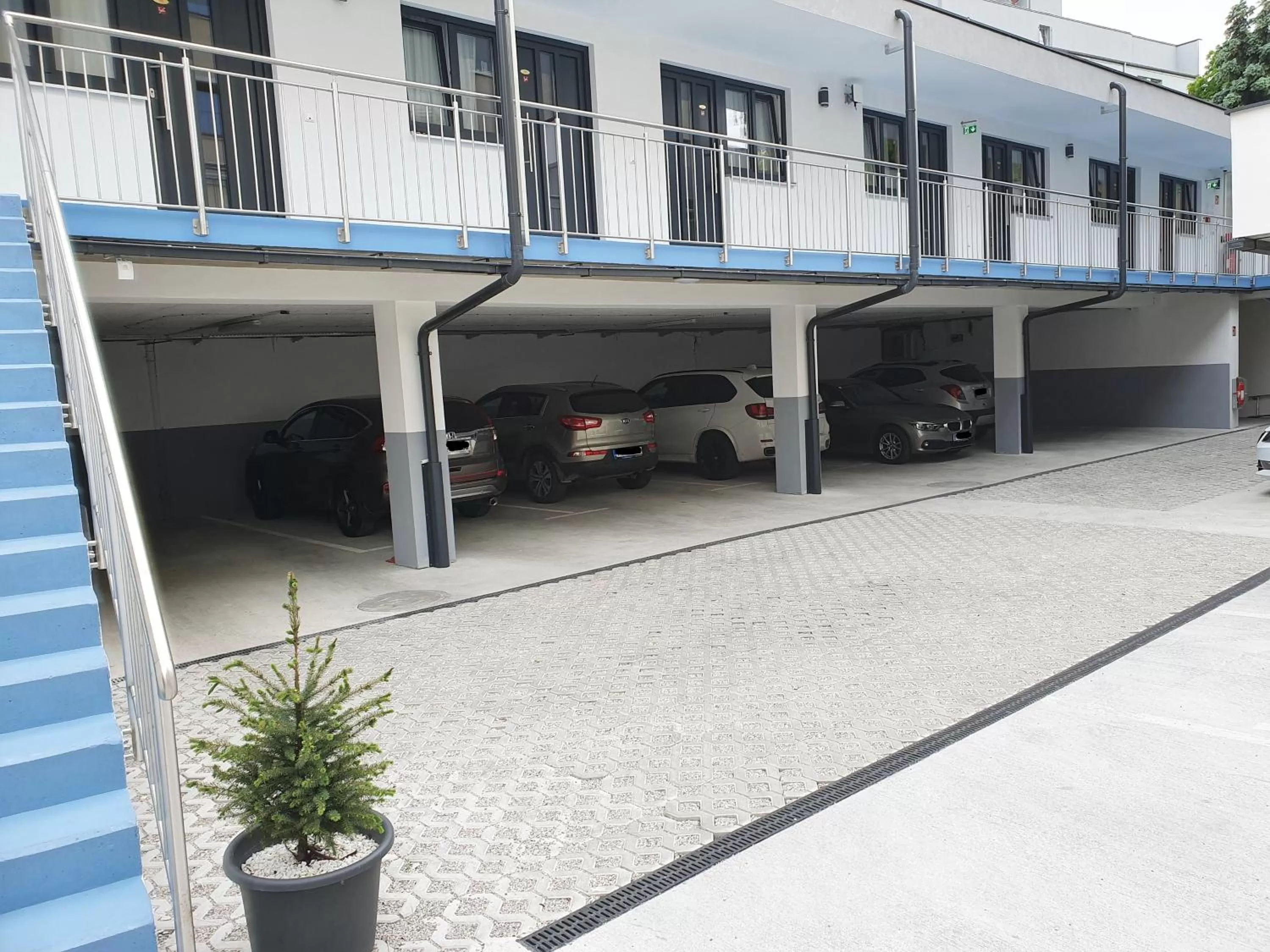 Patio in Hotel König