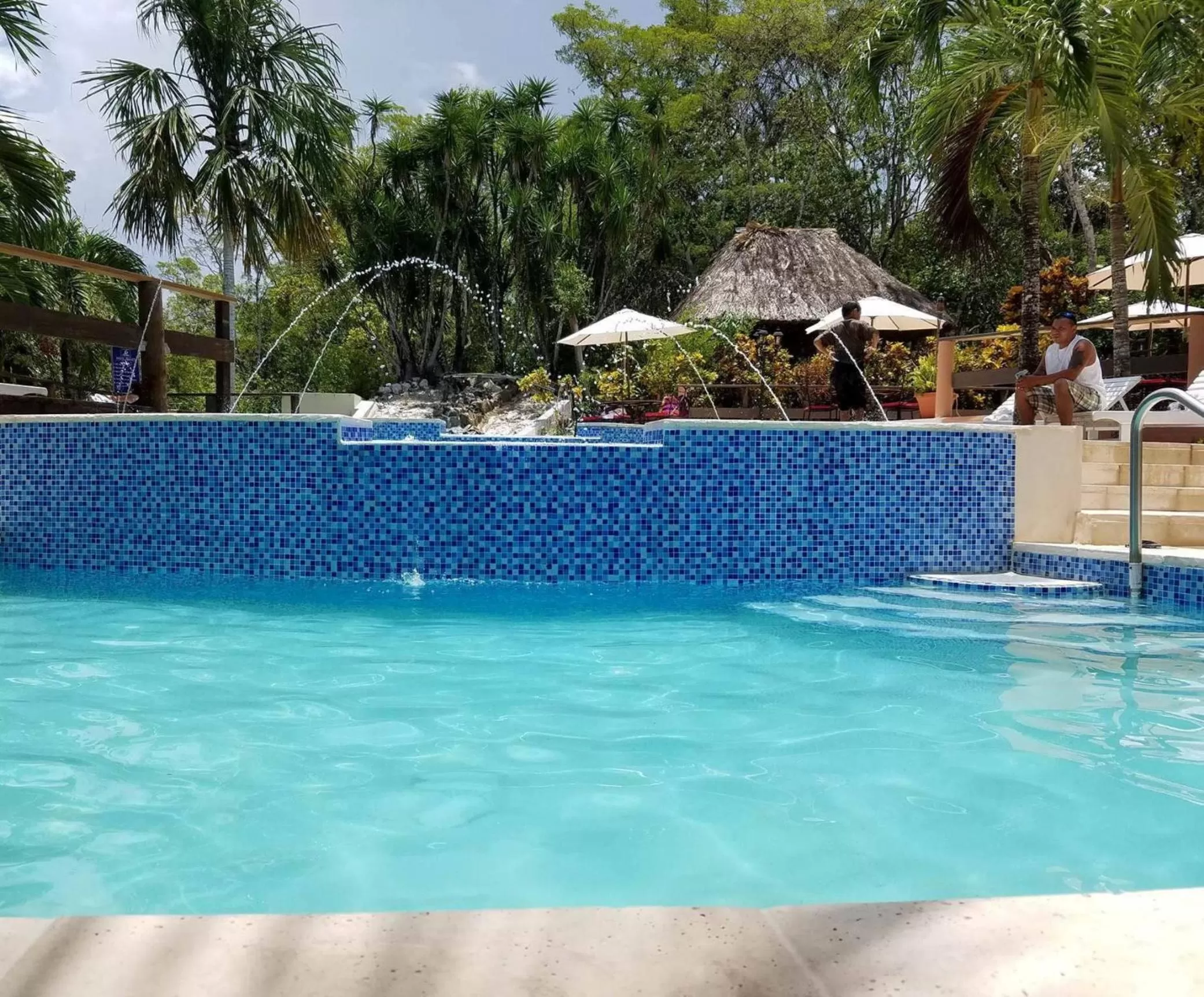 Swimming pool in The Log Cab-Inn