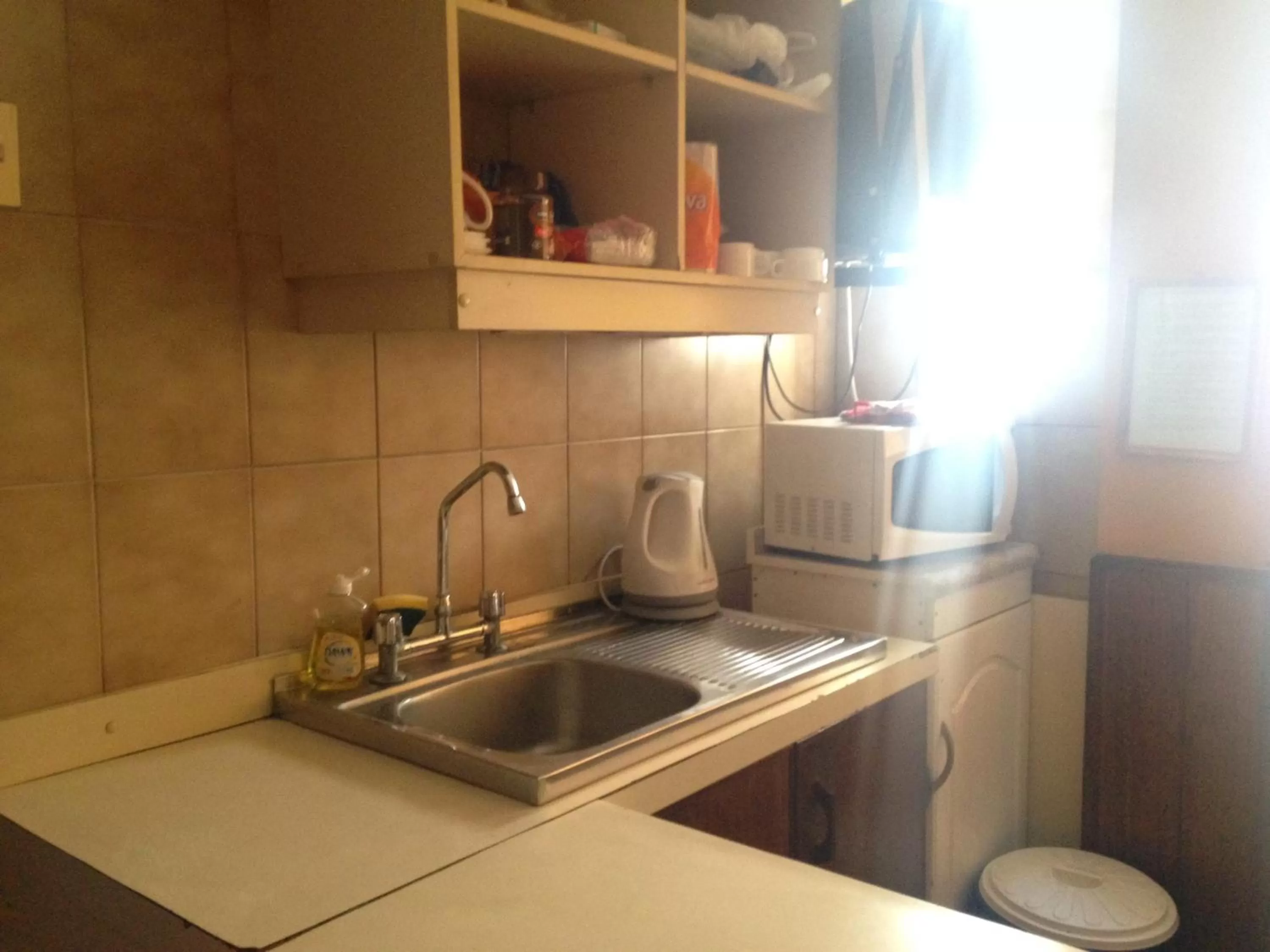 Kitchen or kitchenette in Hotel La Castellana