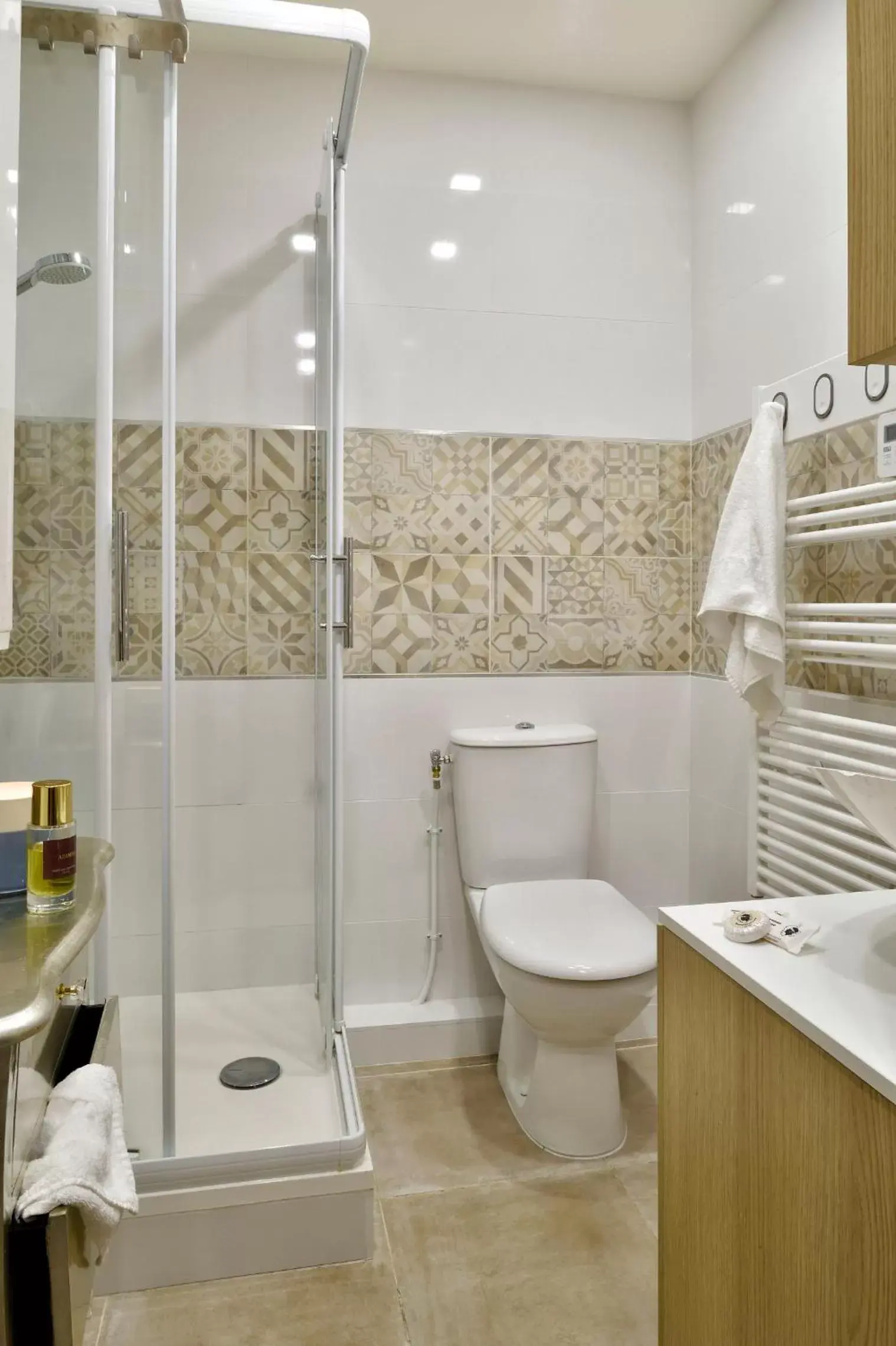 Shower, Bathroom in Hôtel Fesch & Spa