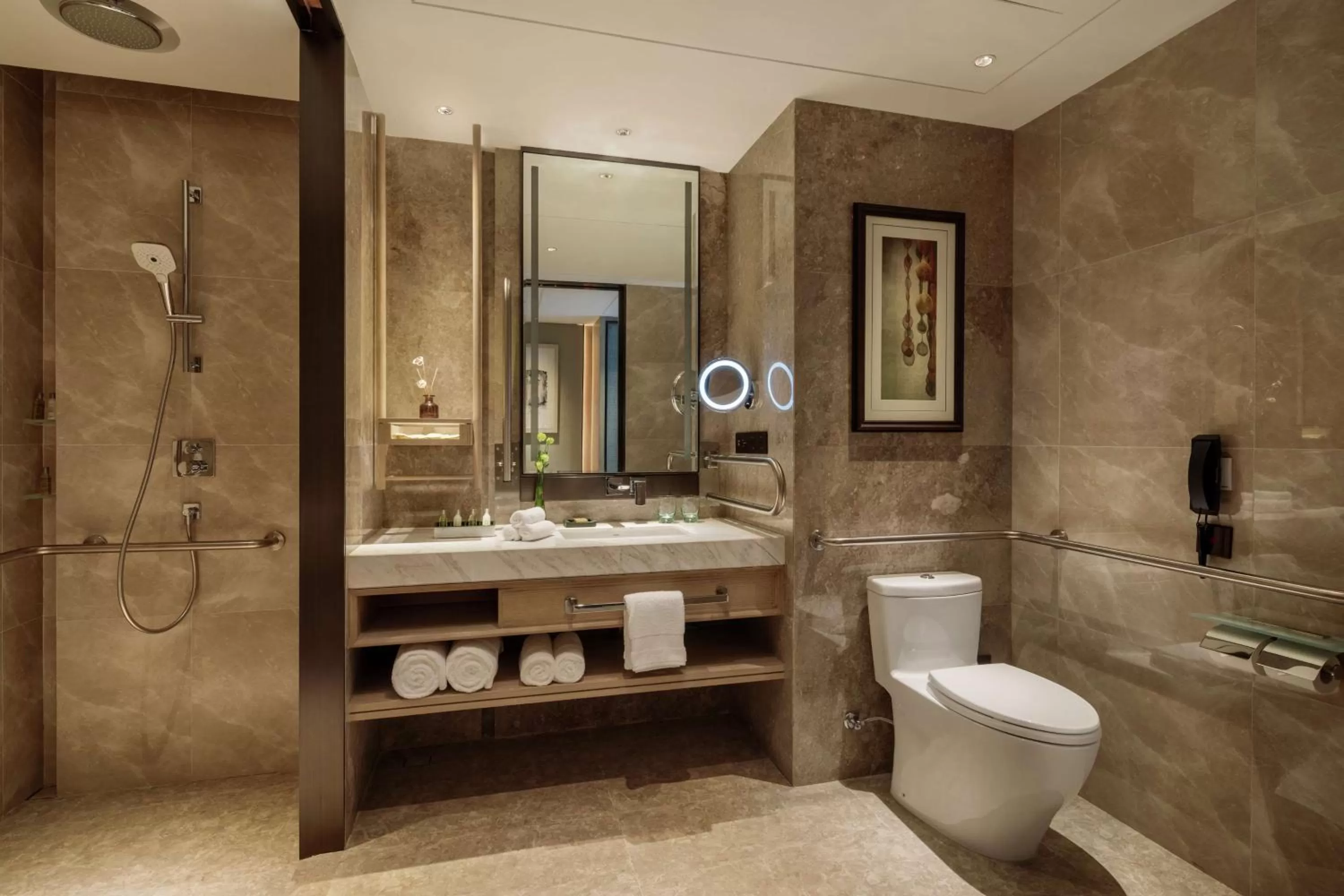 Bathroom in Hilton Chengdu Chenghua - Close to Panda Base and Chunxi Road
