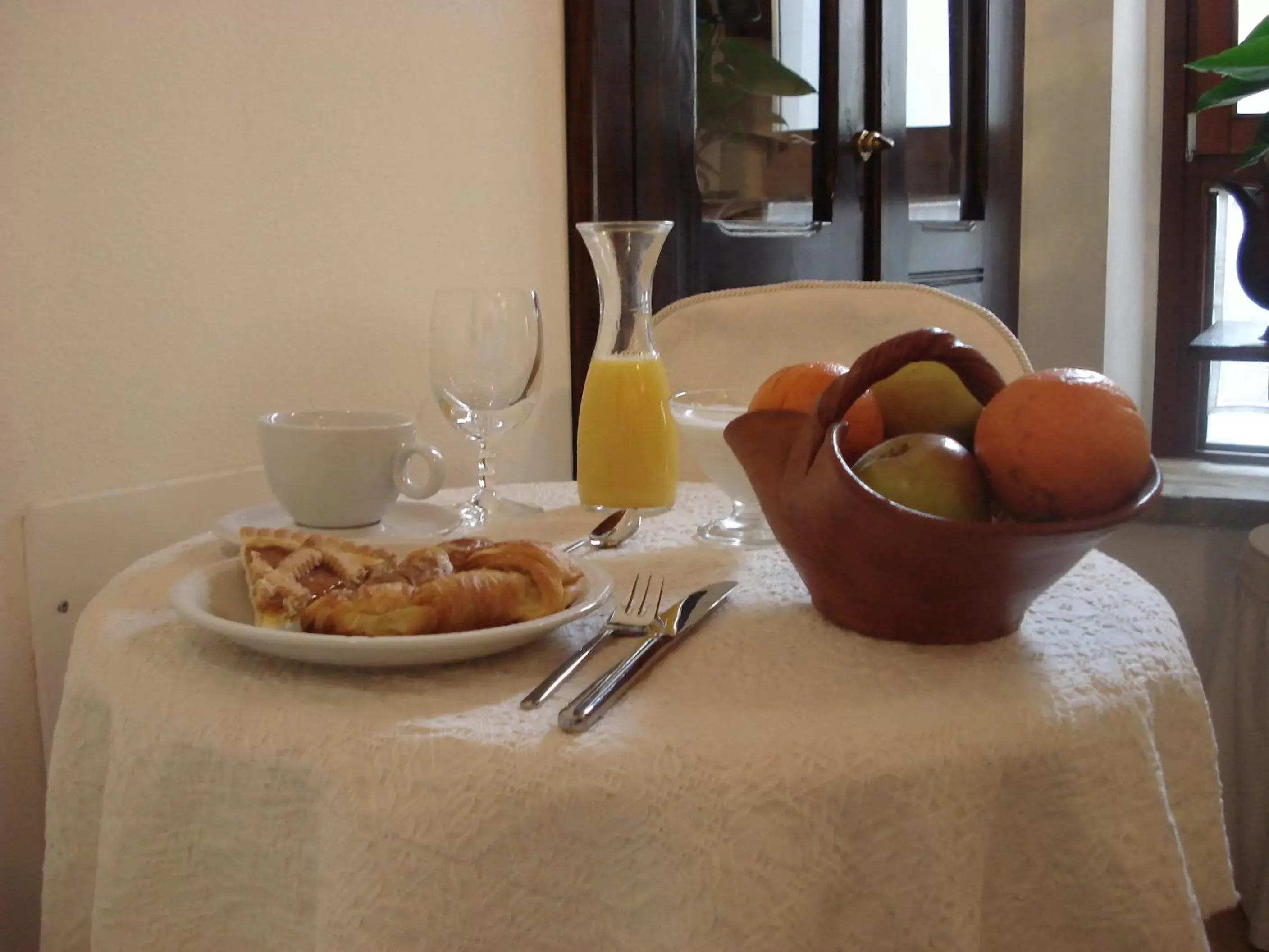 Food and drinks in Guest House Il Giardino Segreto