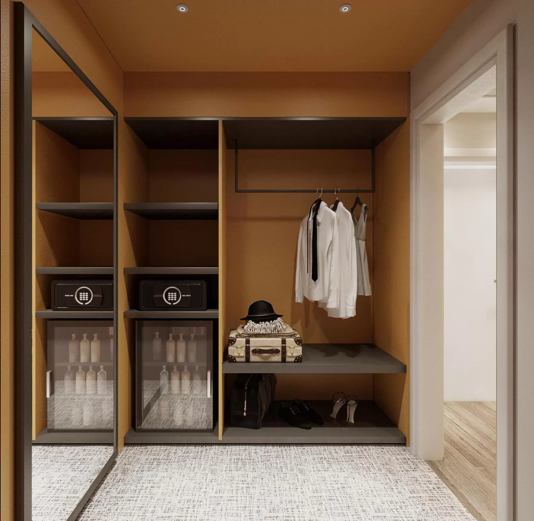 Bedroom in Quark Hotel Milano