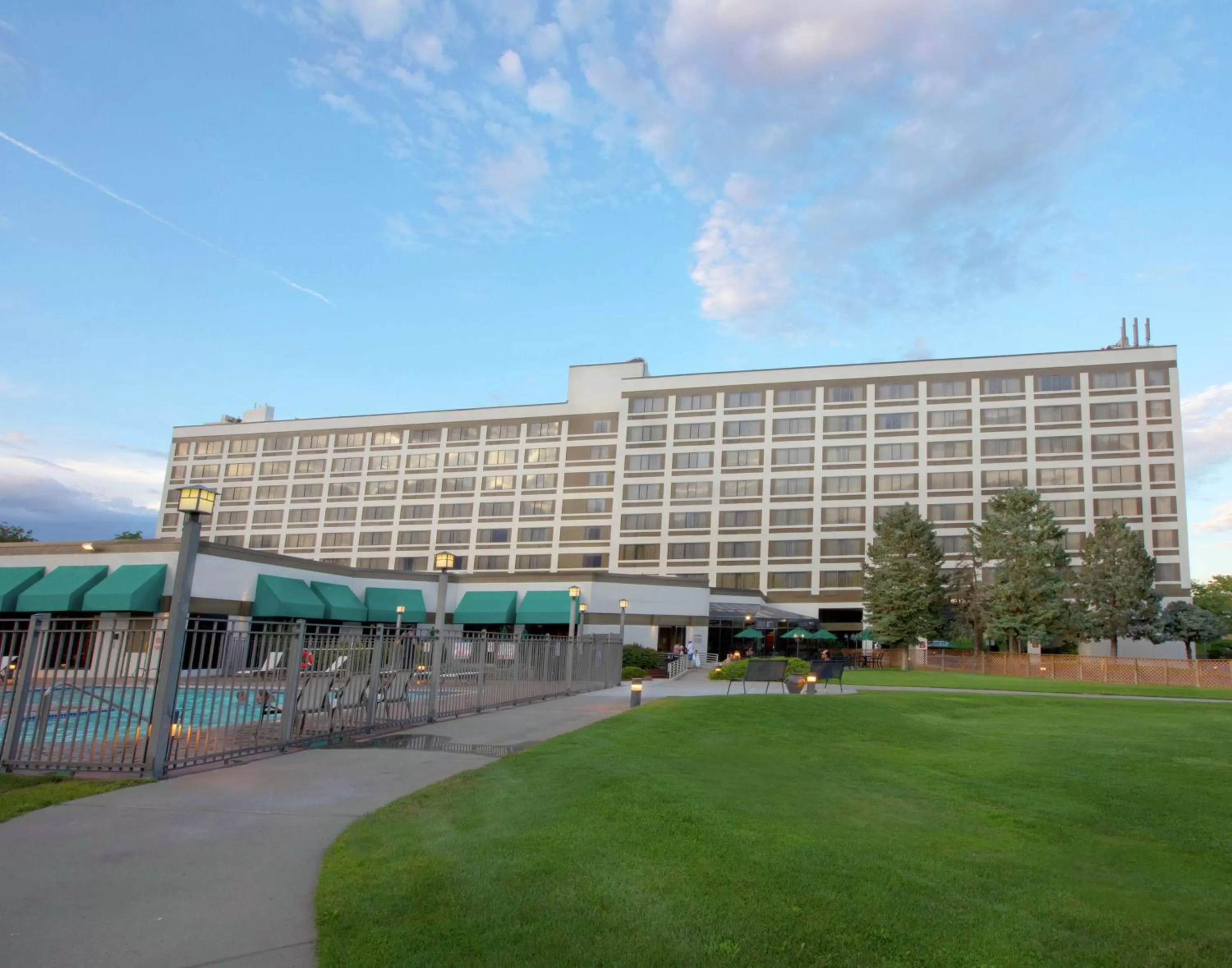 Pool view in DoubleTree by Hilton Grand Junction
