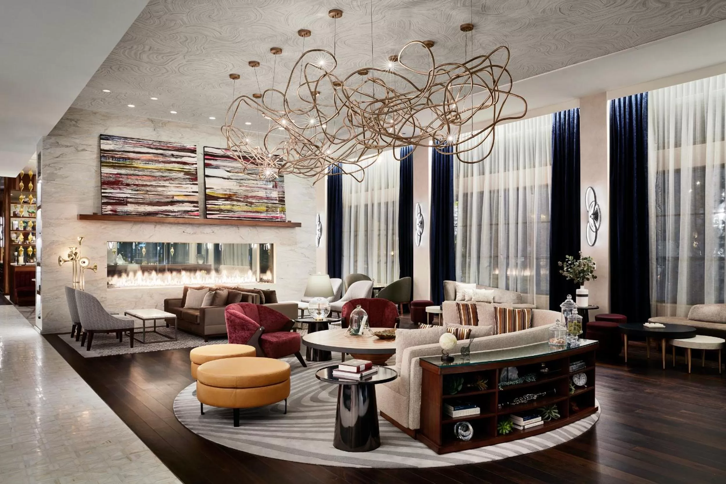 Lobby or reception, Bed in Sophy Hyde Park