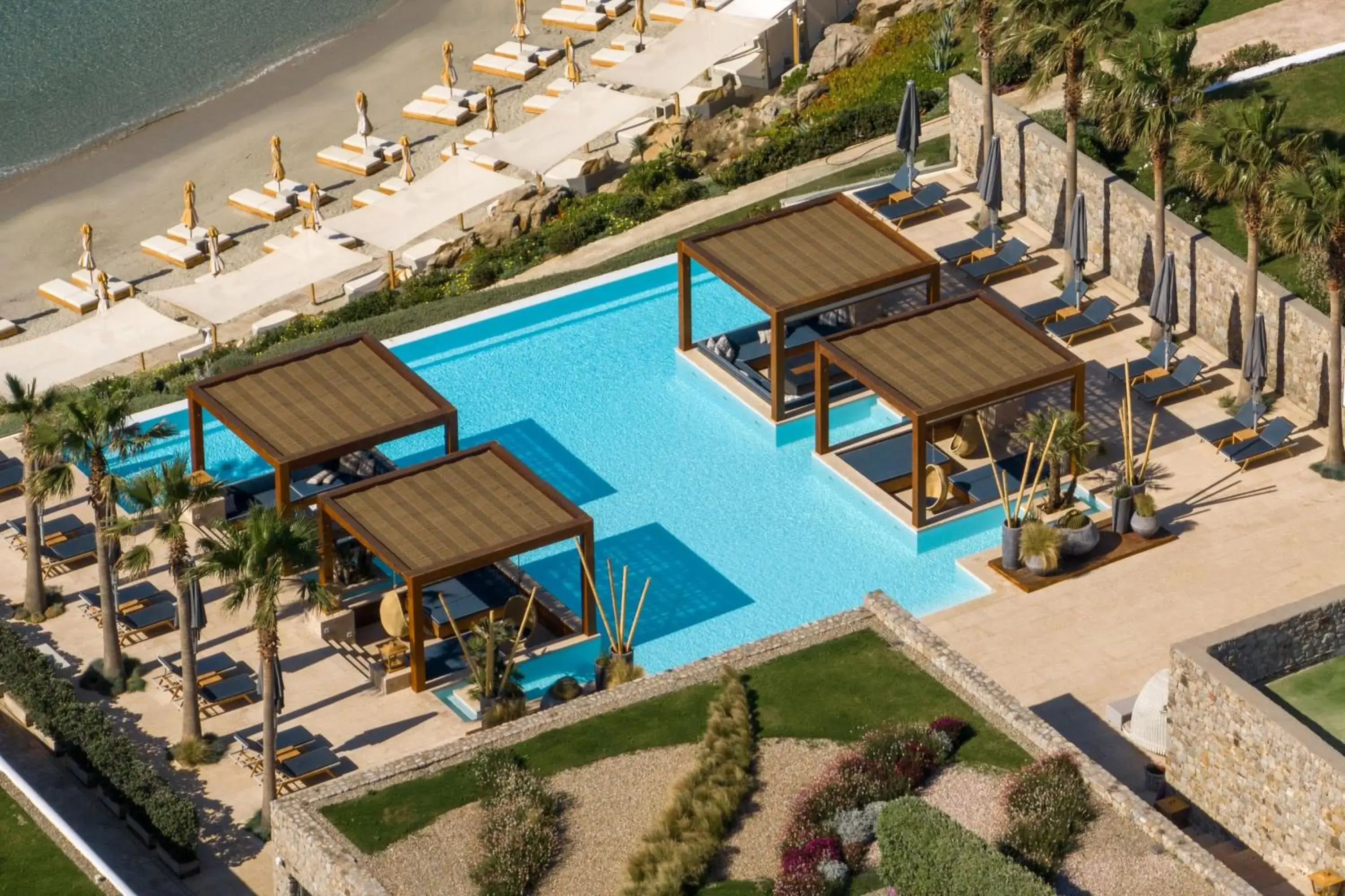 Swimming pool, Bird's-eye View in Santa Marina, a Luxury Collection Resort, Mykonos