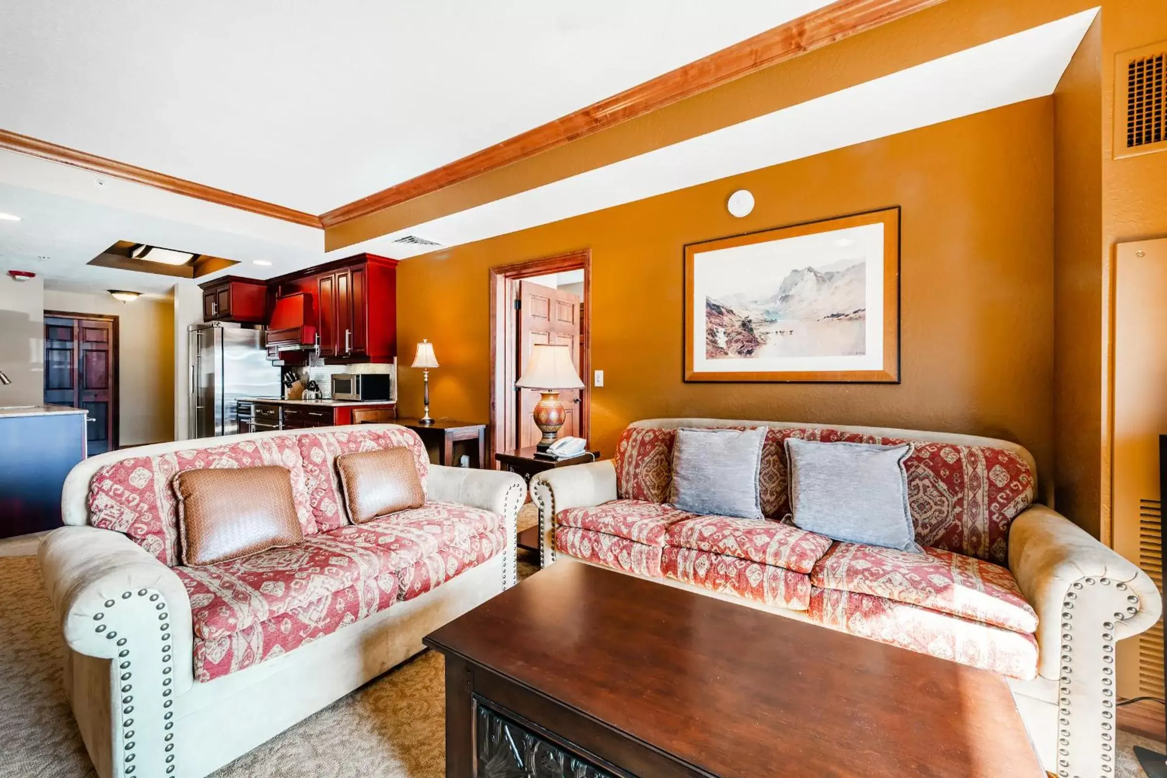 Seating Area in Condos at Canyons Resort by White Pines