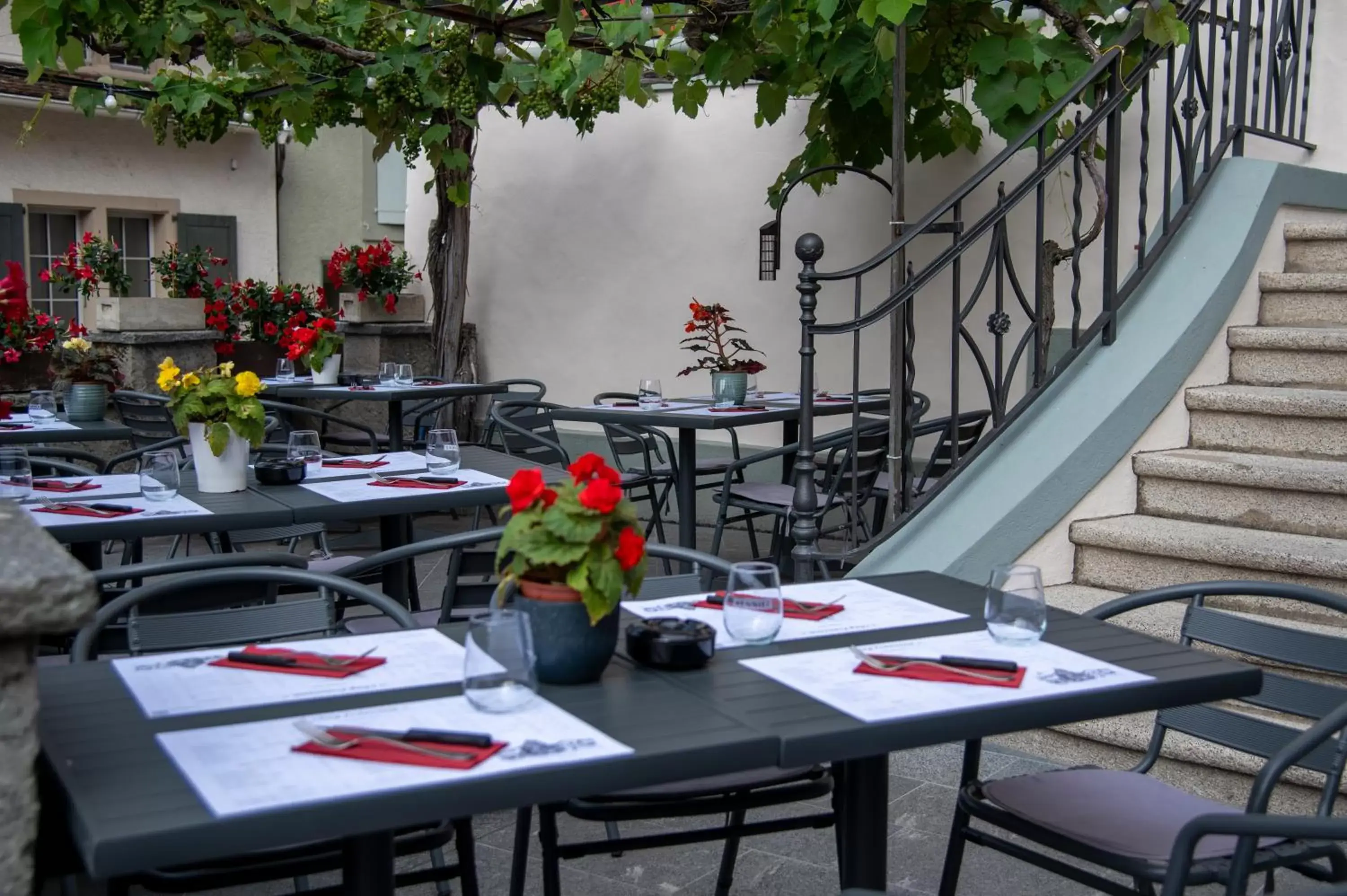 Patio, Restaurant/Places to Eat in Hotel de la Place