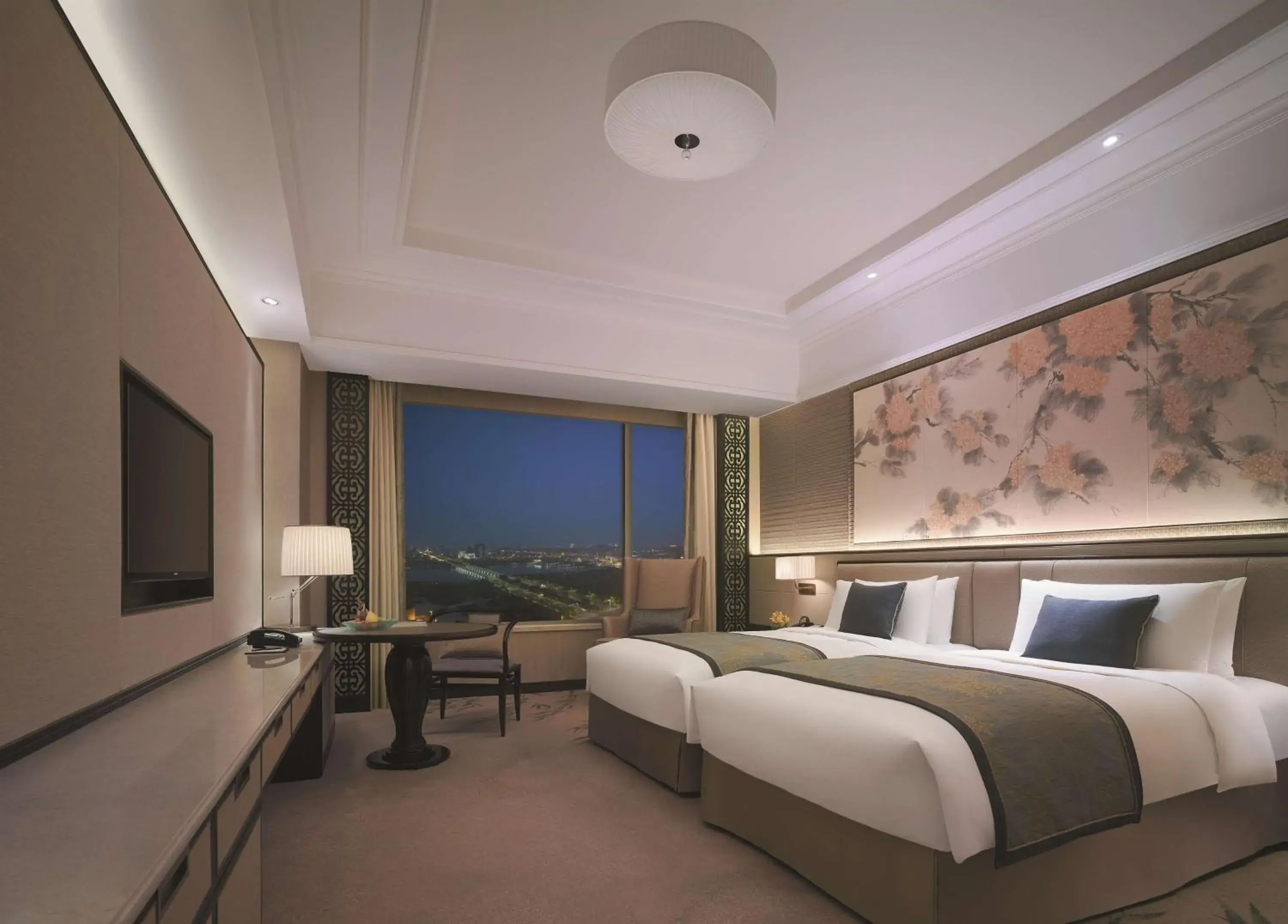 Photo of the whole room in Shangri-La Hotel Yangzhou