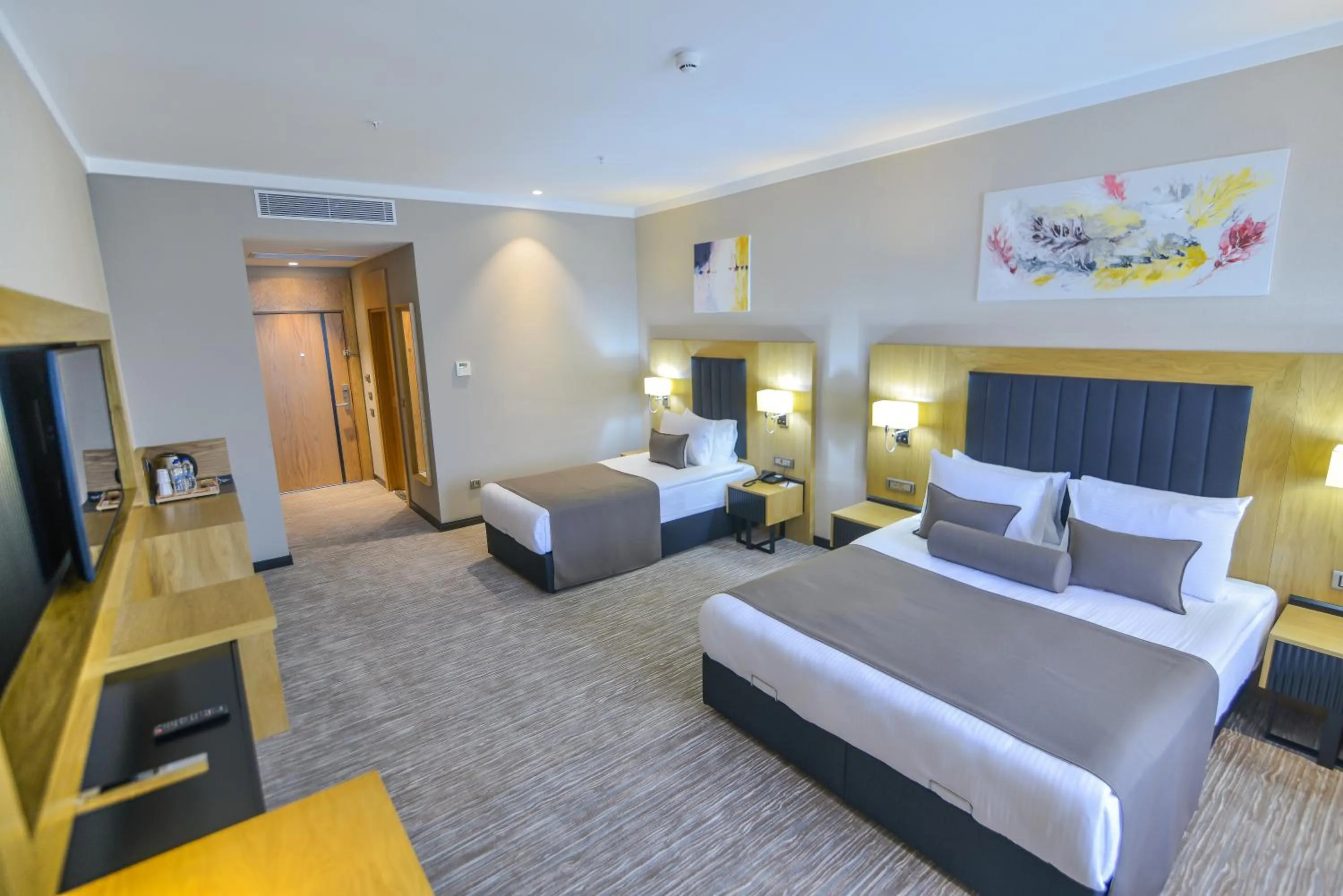 Bed in SERENİTY COMFORT Hotel