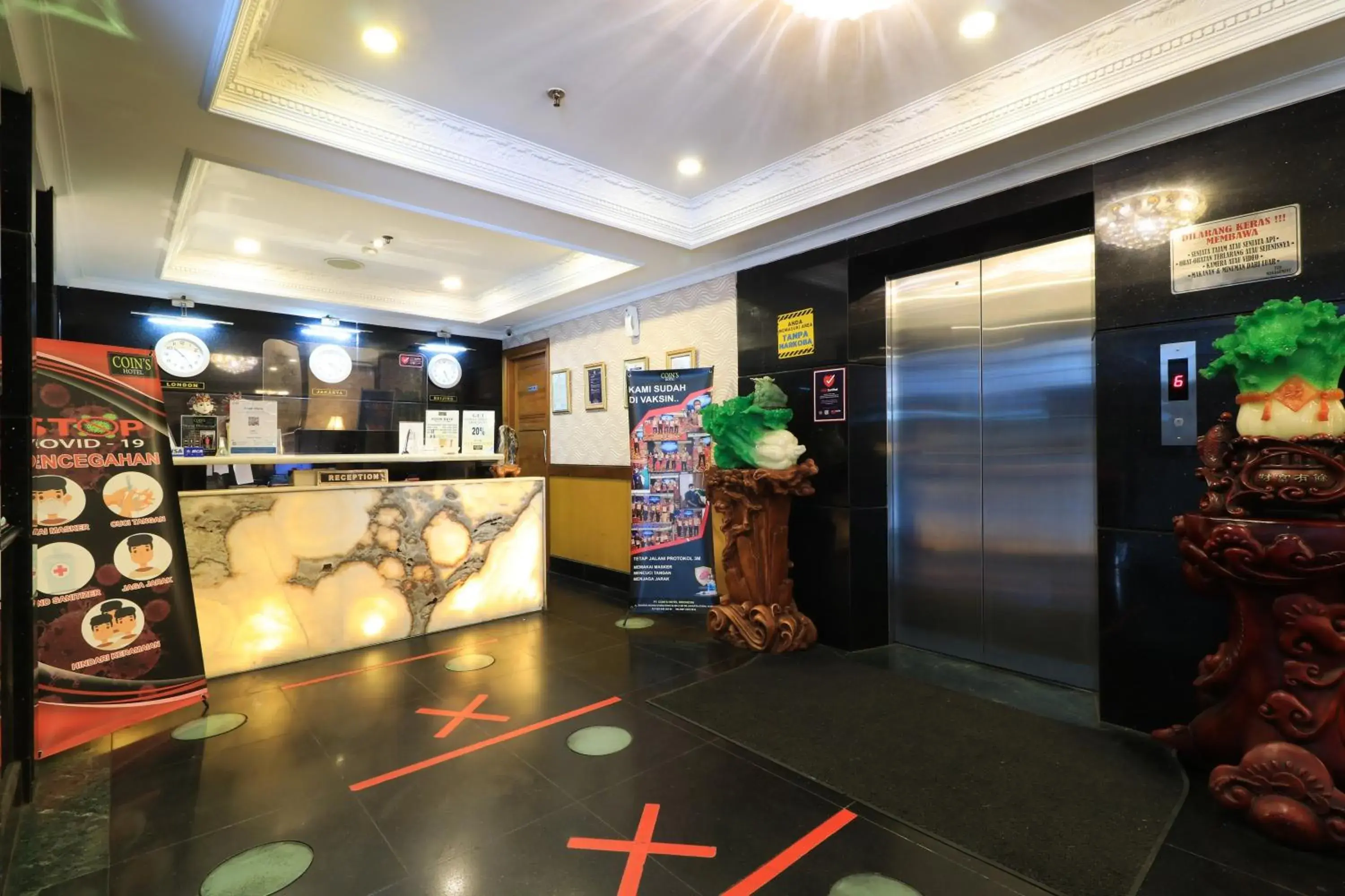 Lobby or reception, Lobby/Reception in Coins Hotel Jakarta