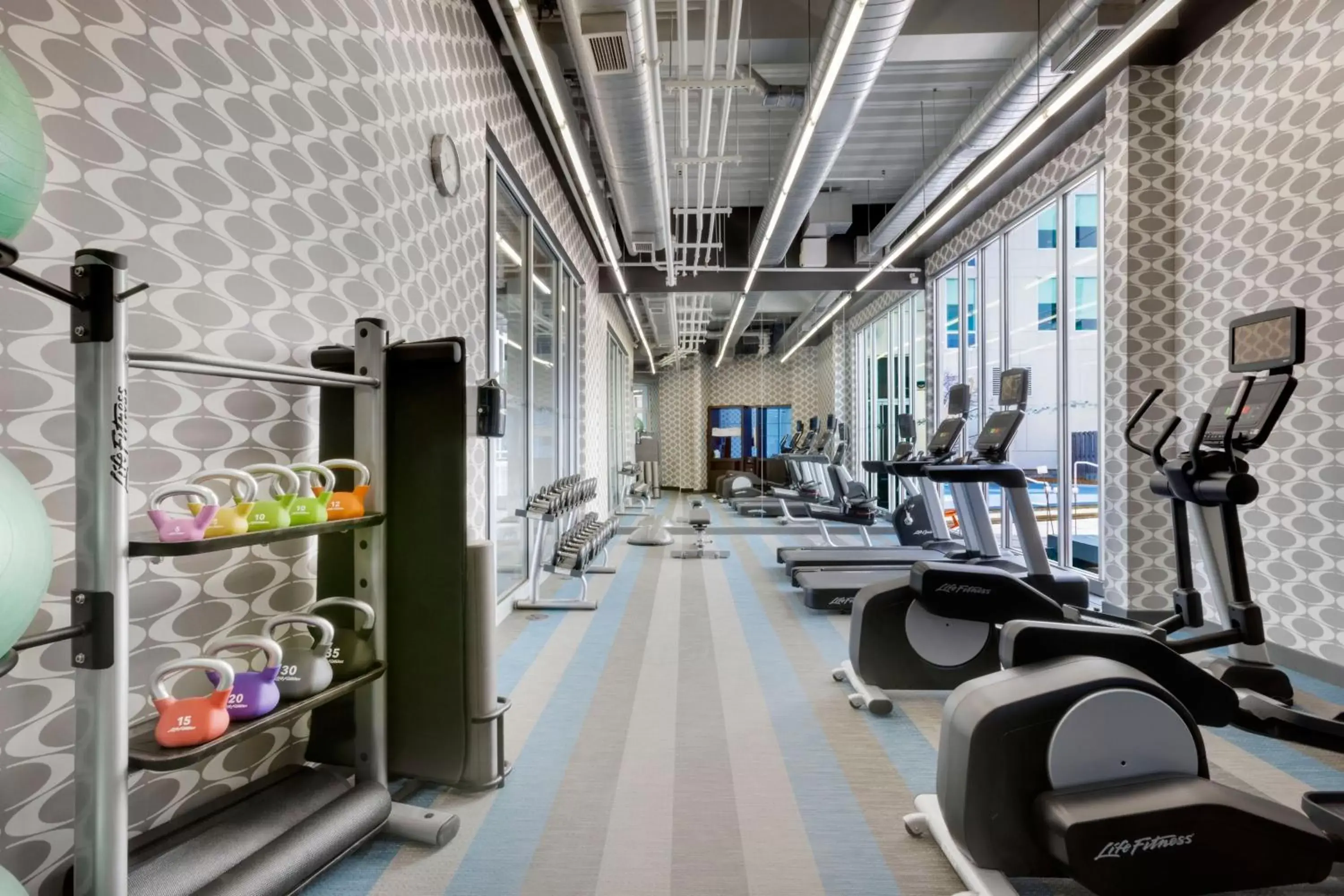 Fitness centre/facilities in aloft Hotel Milwaukee Downtown
