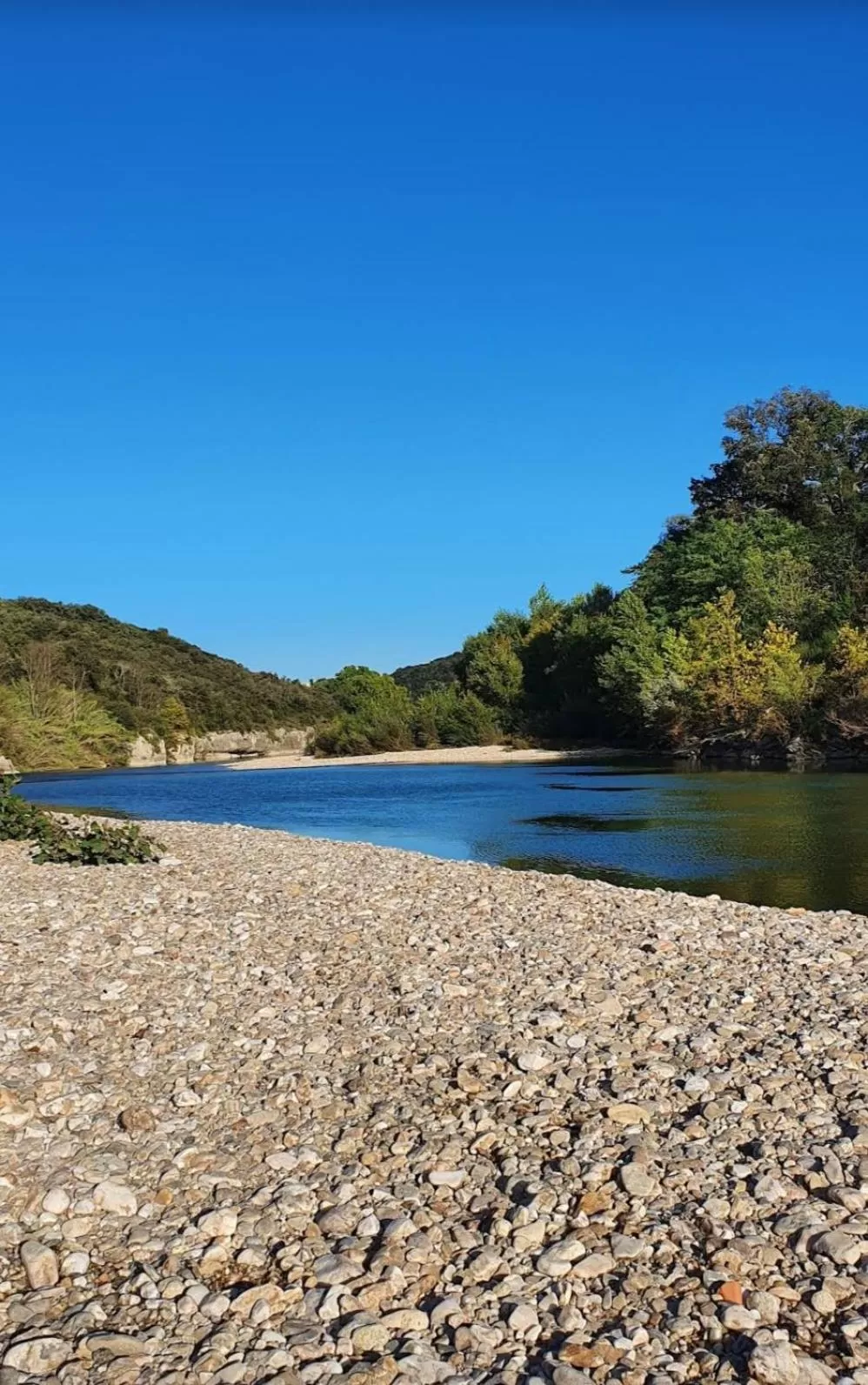 Beach in Aux berges du pont du gard