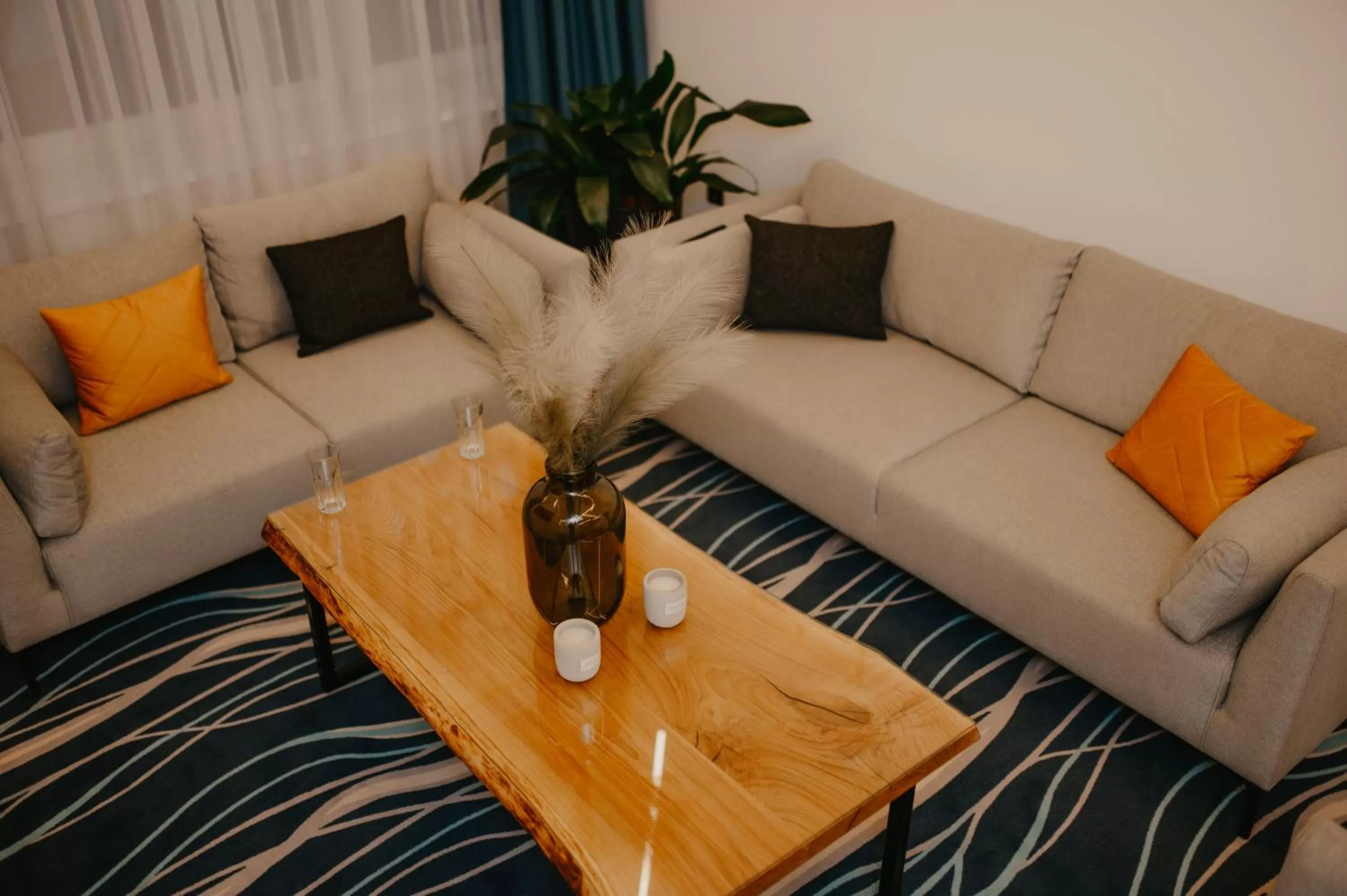 Seating area in Hotel Vertigos