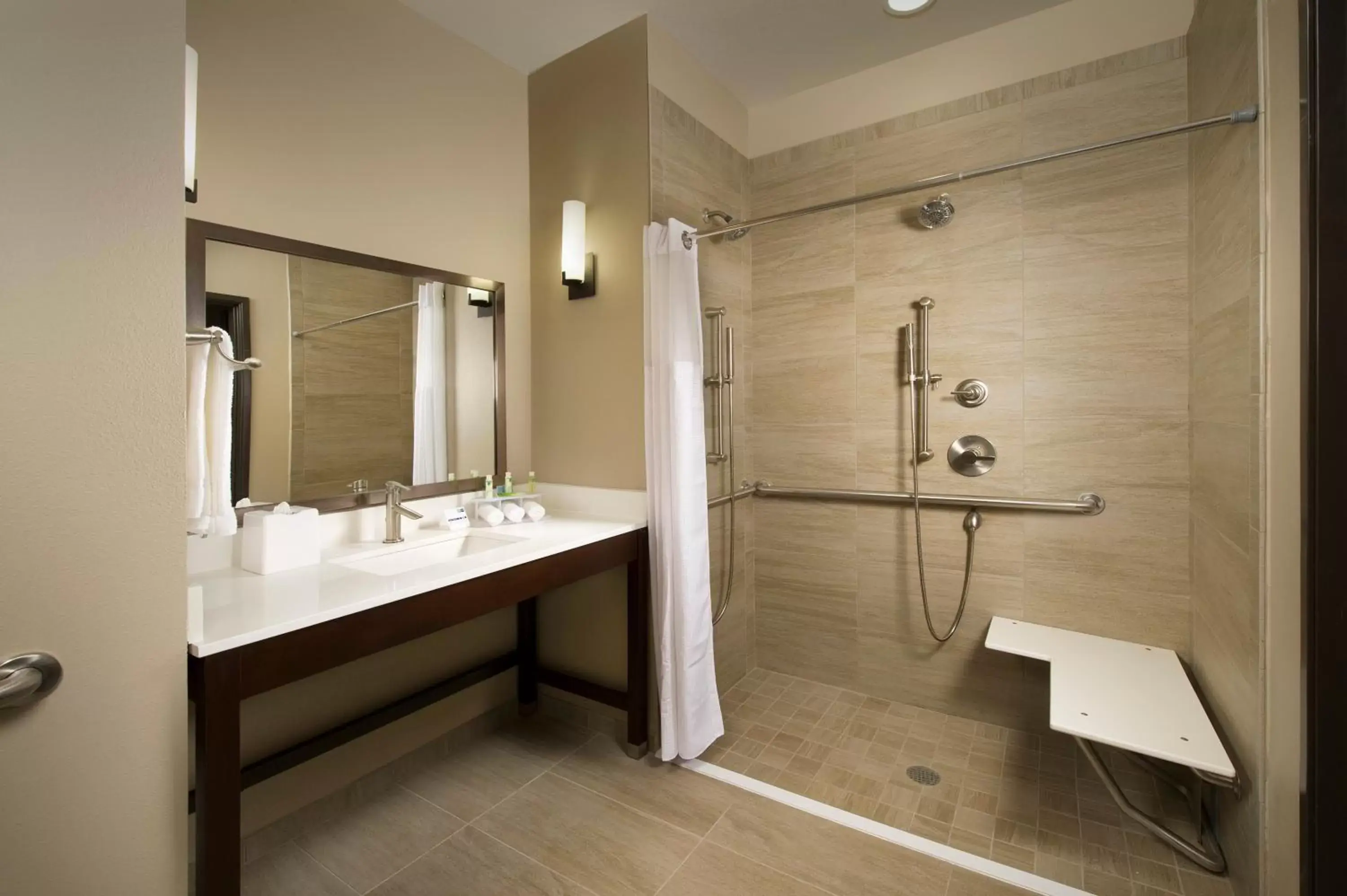 Photo of the whole room, Bathroom in Holiday Inn Express Hotel & Suites Waco South, an IHG Hotel