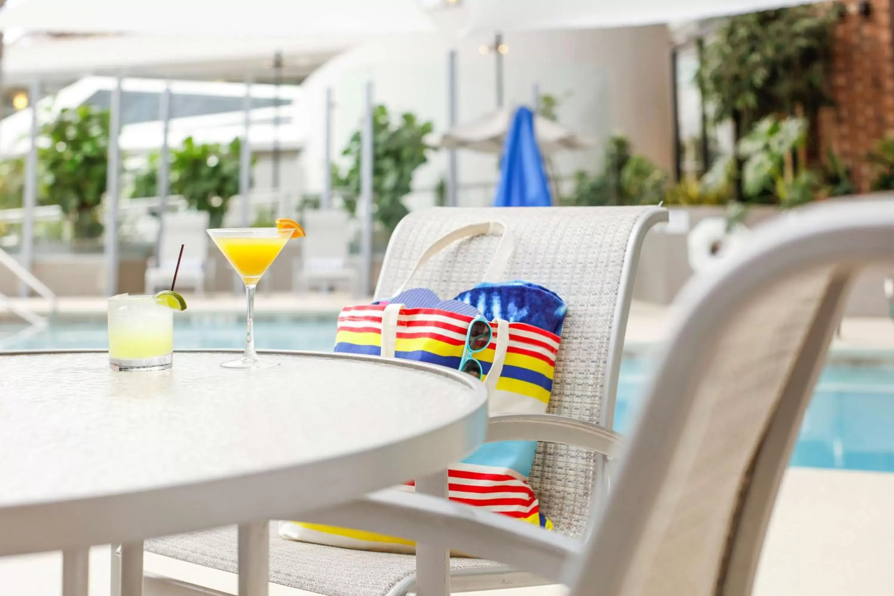 Pool view in DoubleTree by Hilton Rochester Pool view in DoubleTree by Hilton Rochester