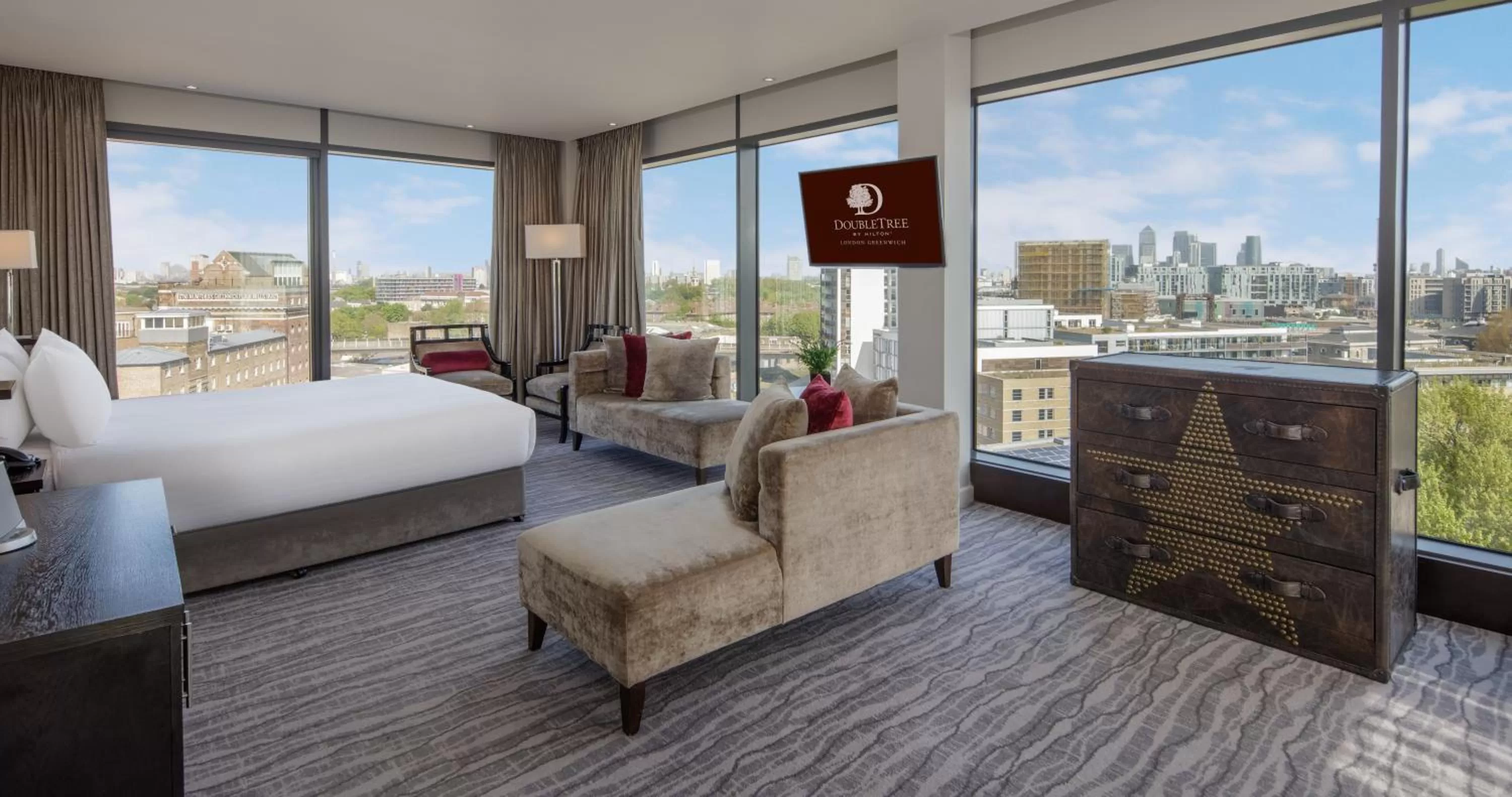 Bedroom, Bed in Doubletree By Hilton London - Greenwich