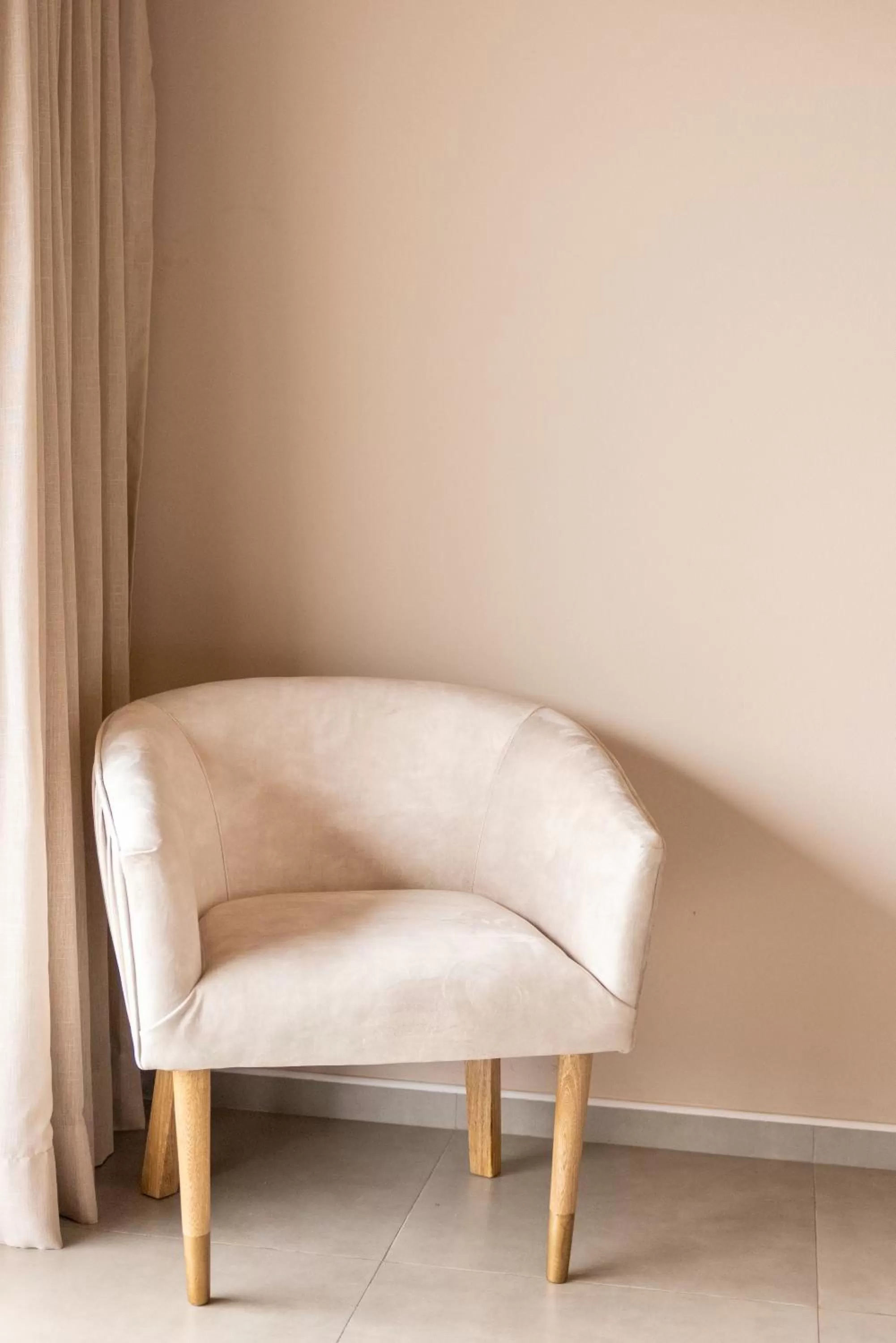 Living room in Tau House