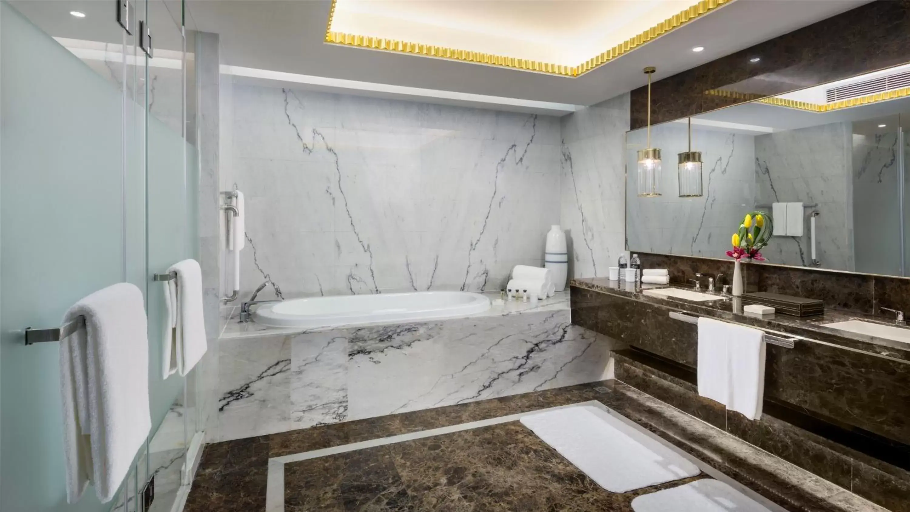 Bathroom in InterContinental Shanghai Jing' An, an IHG Hotel