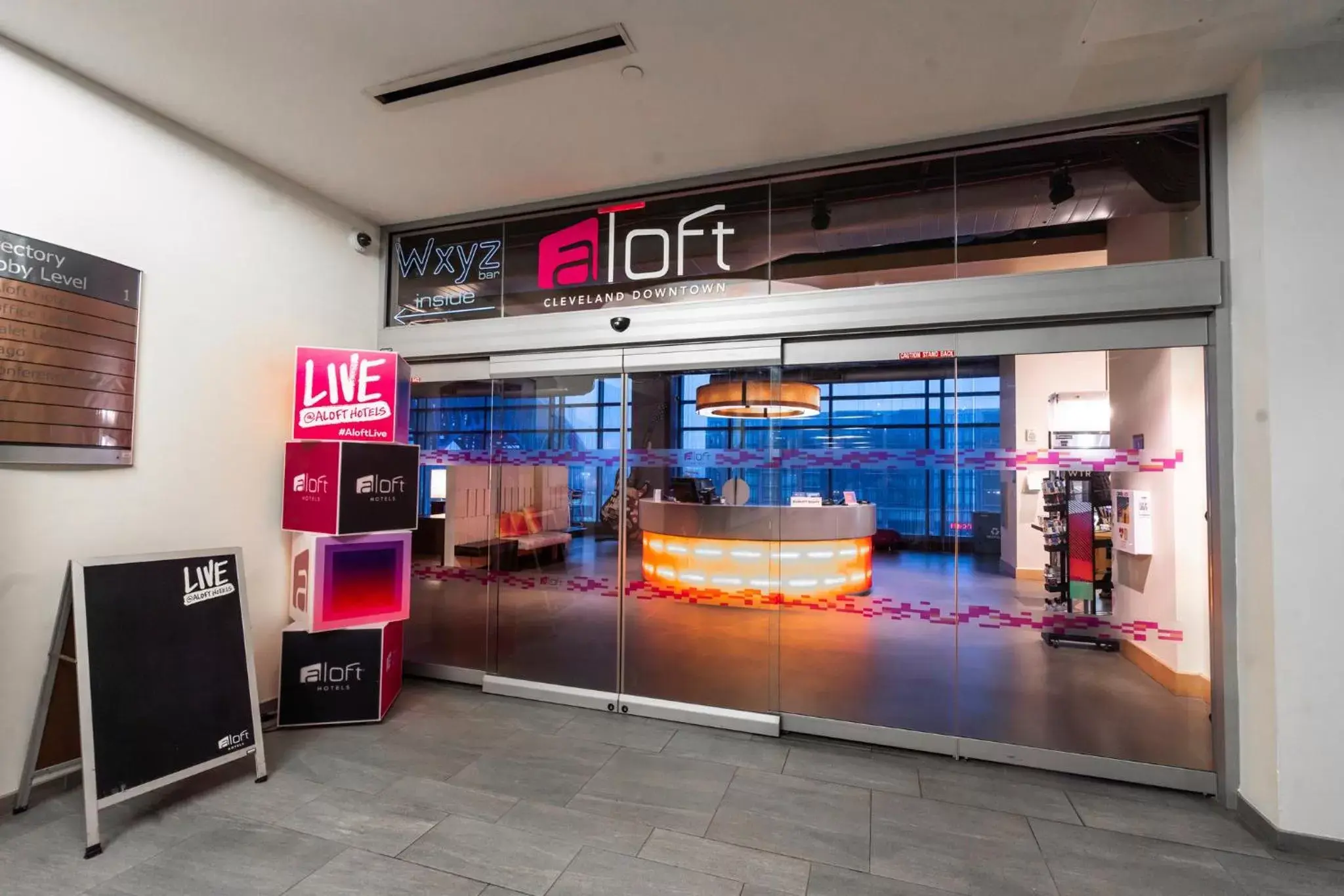 Lobby or reception in Aloft Cleveland Downtown