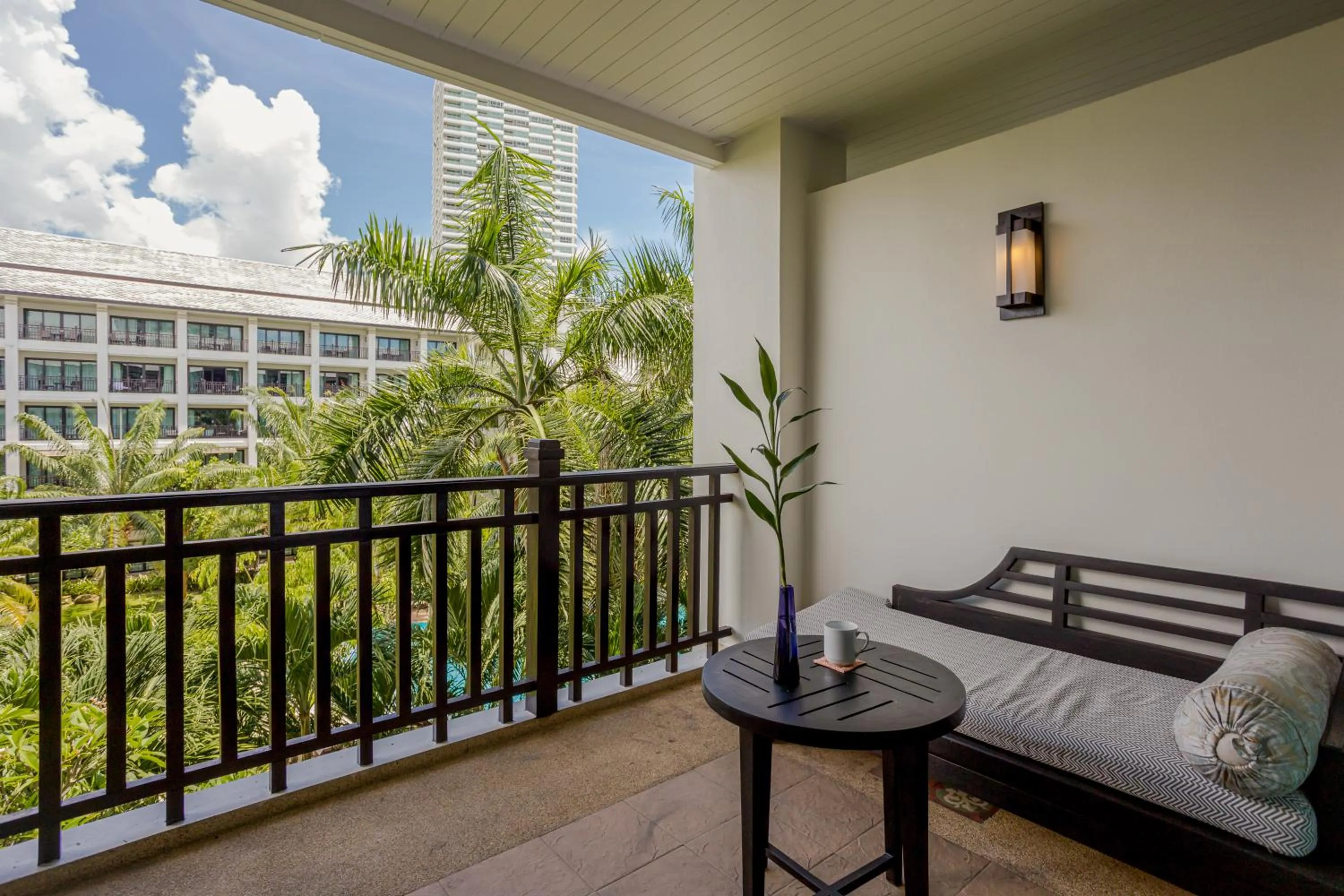 Balcony/Terrace in Ravindra Beach Resort & Spa - SHA Extra Plus