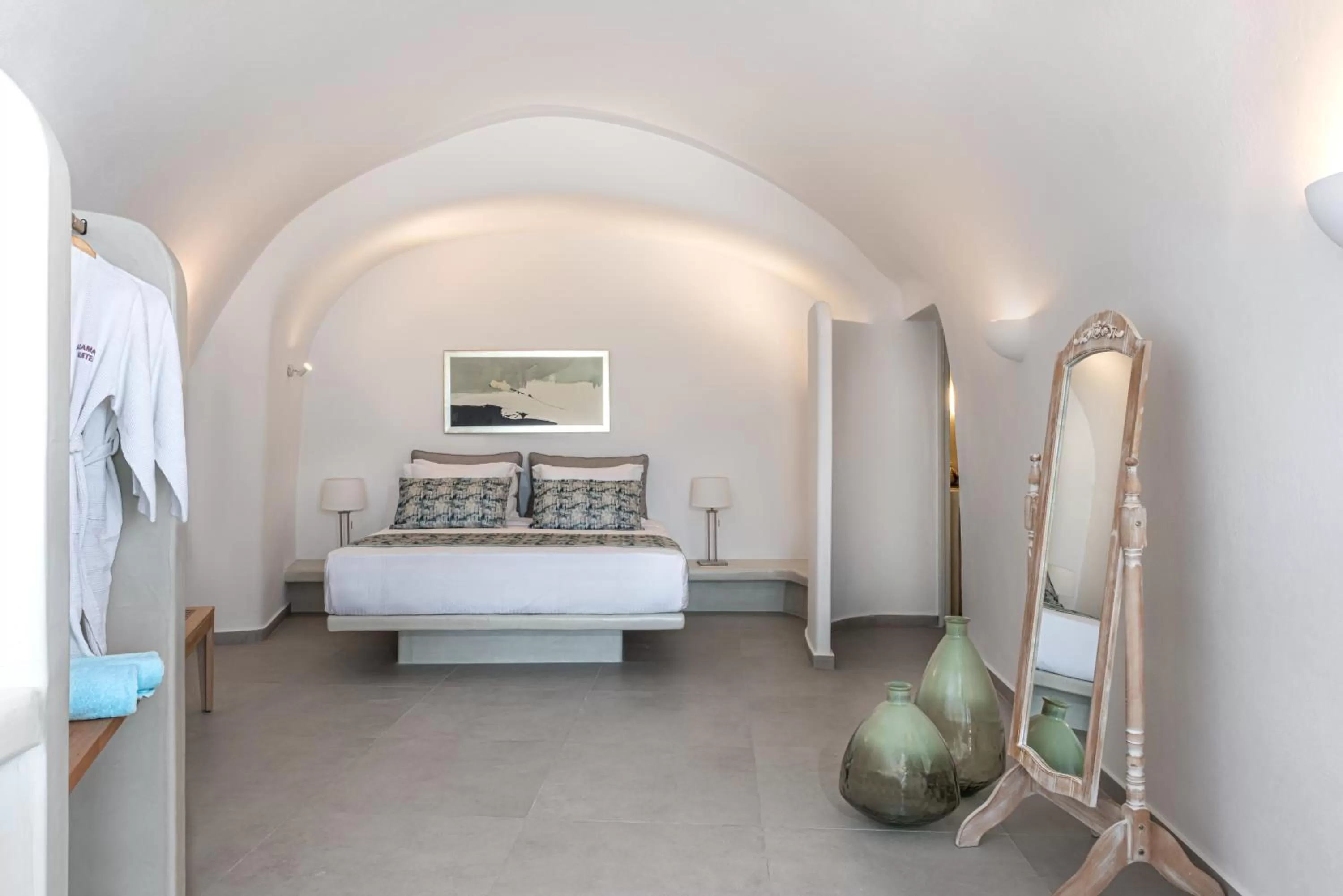 Bed in Adamant Suites