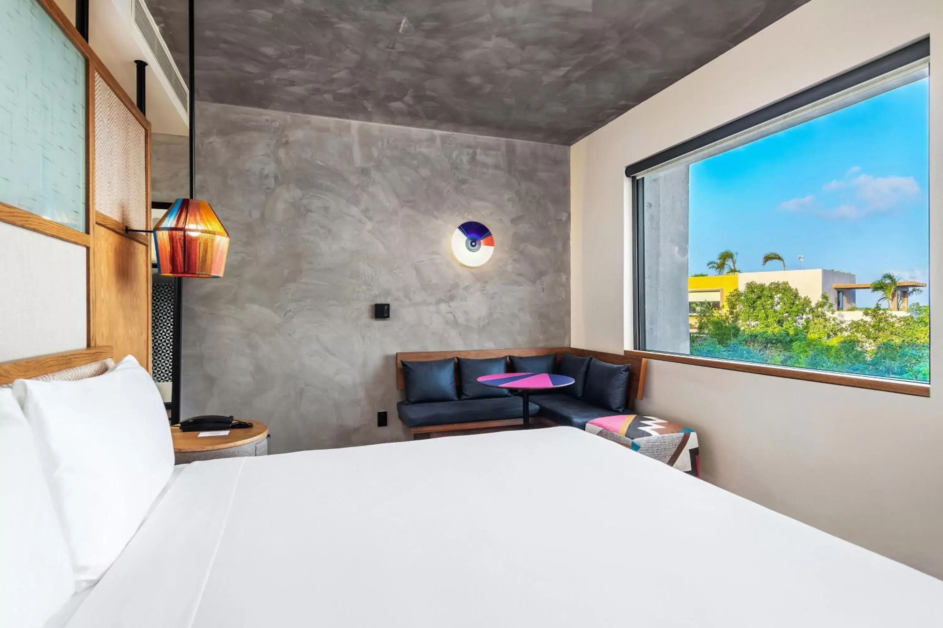 Photo of the whole room, Bed in Aloft Tulum