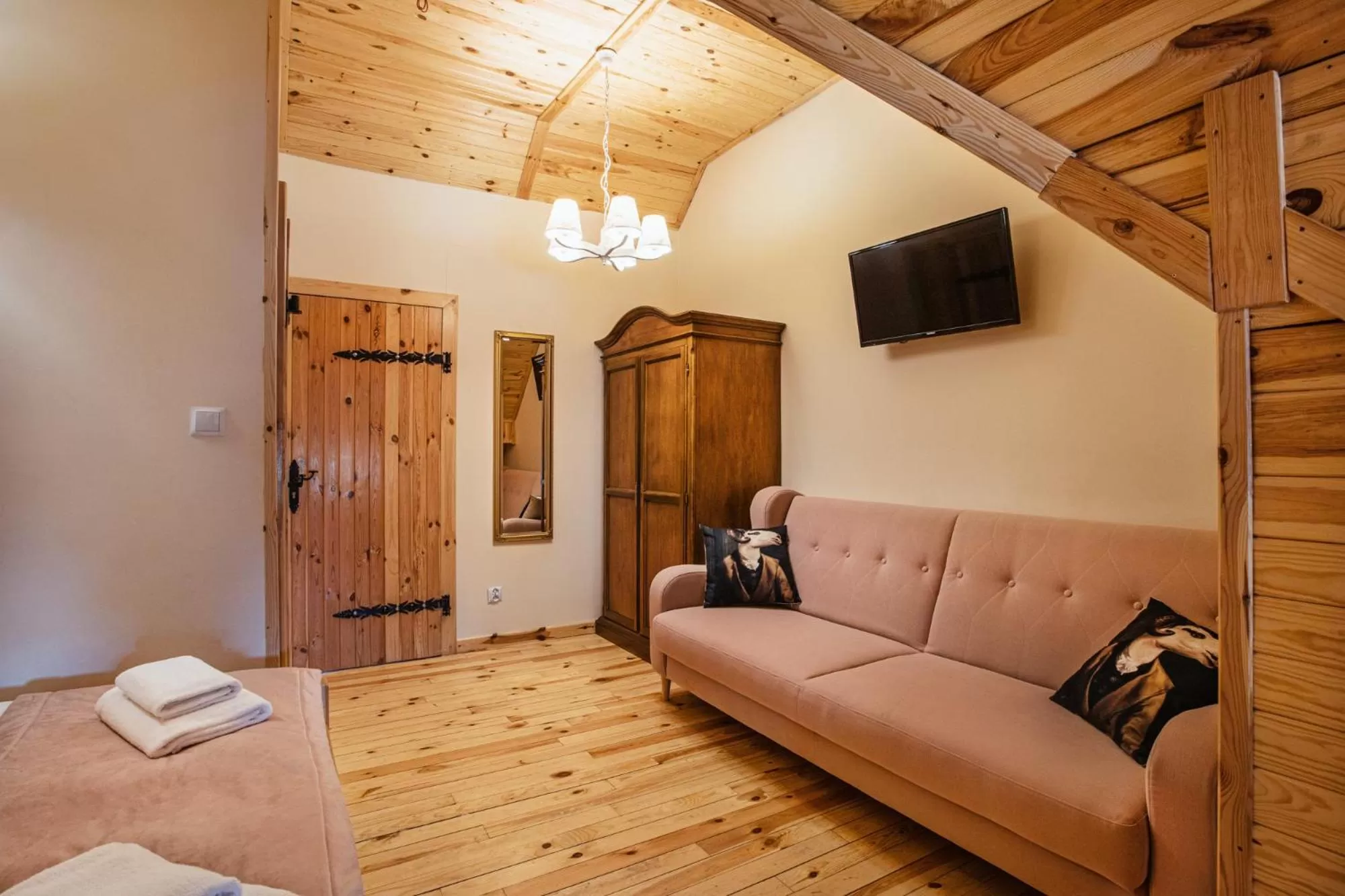 Bed in Skansen Bicz Resort