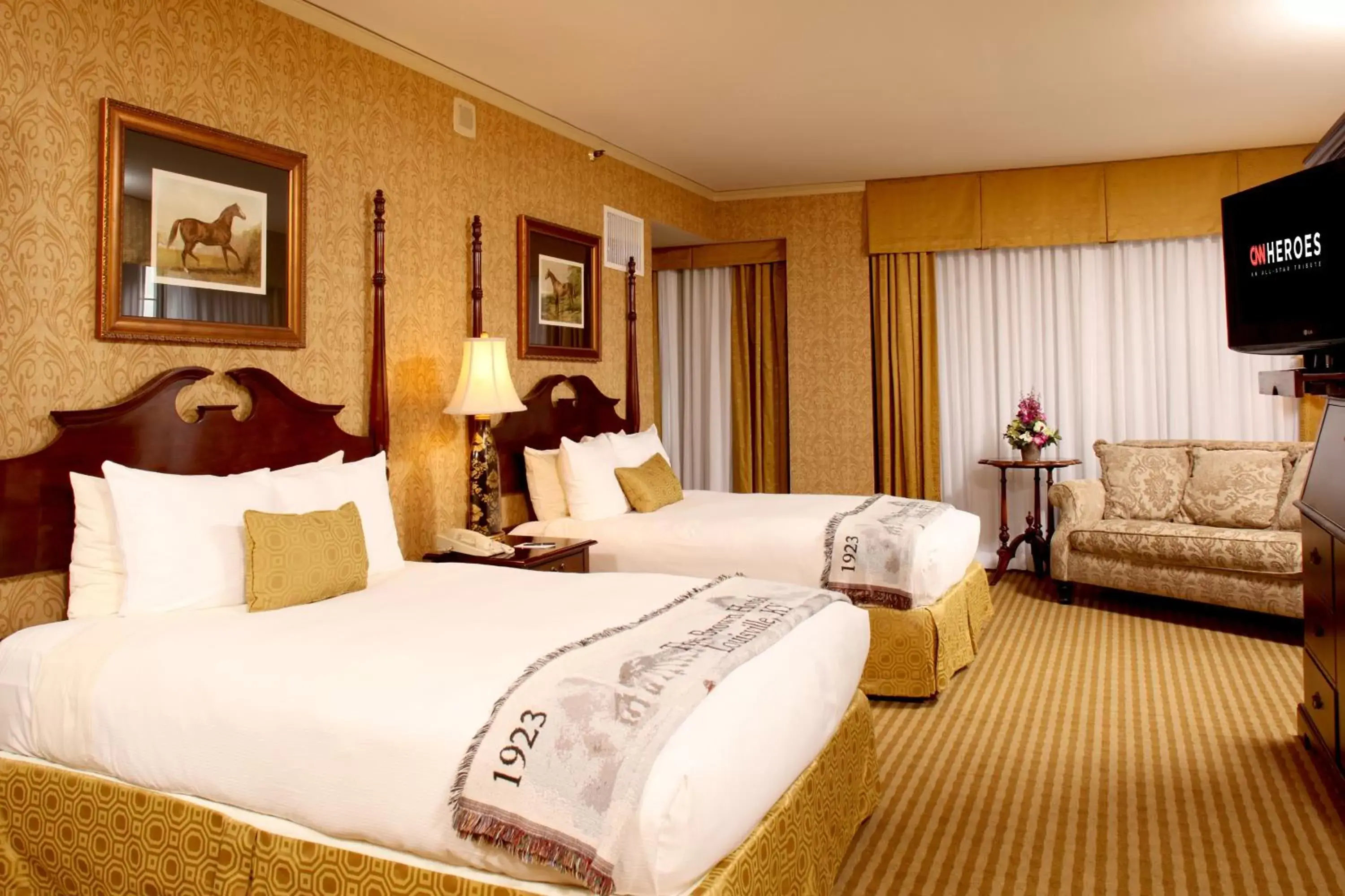 Deluxe Double Room with Two Double Beds in The Brown Hotel