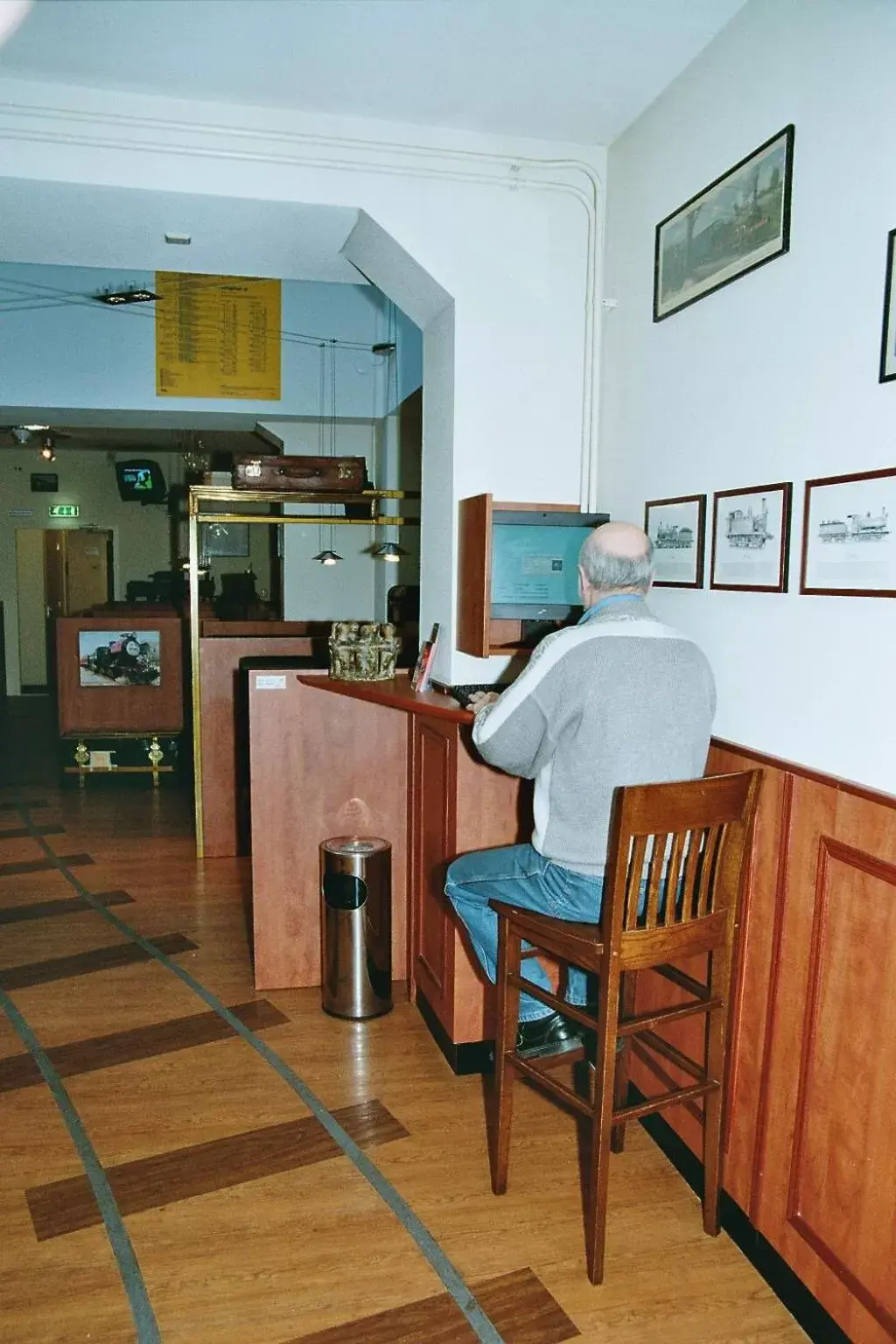 Lobby or reception in A-Train Hotel