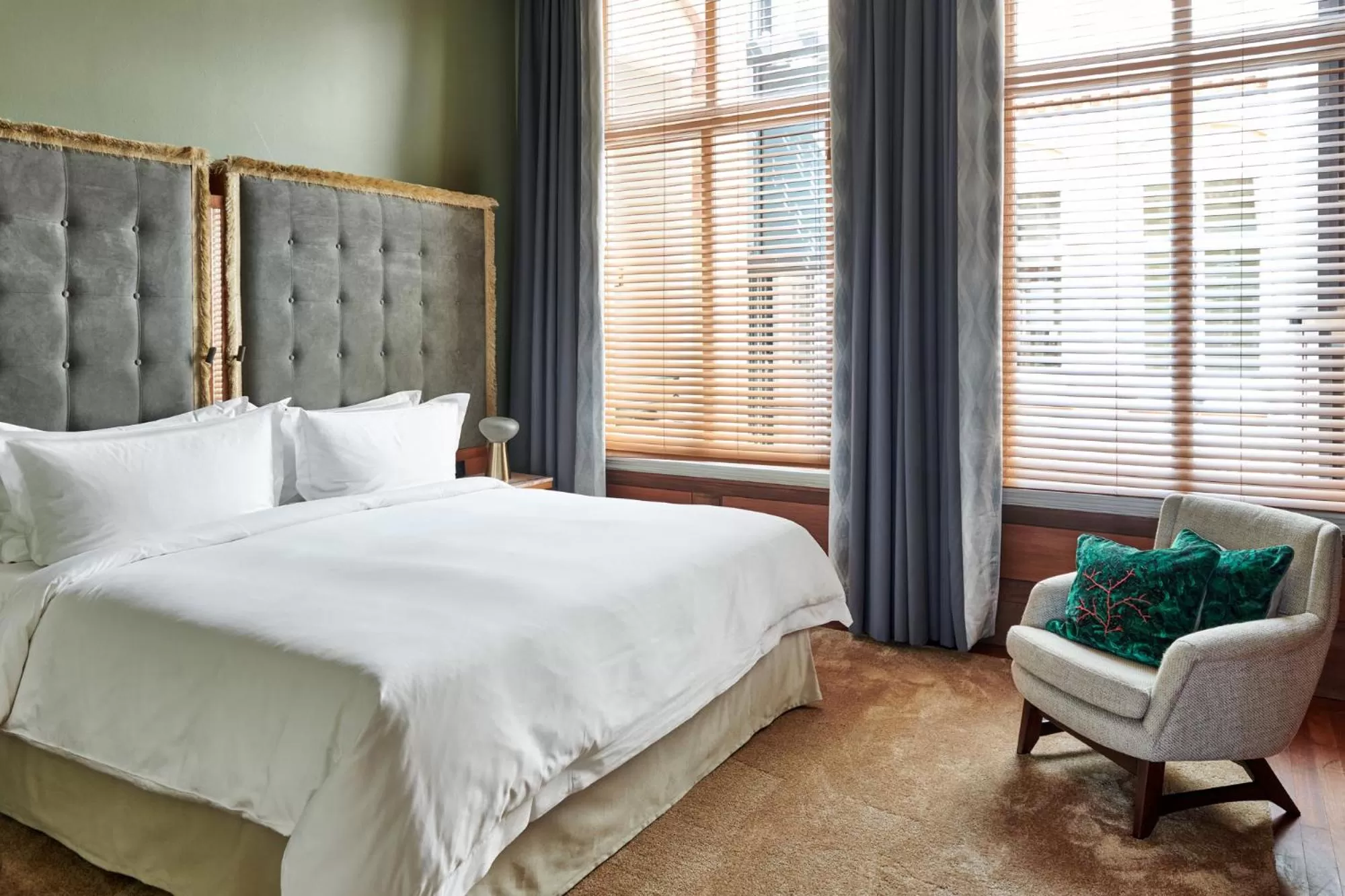 Bed in De L’Europe Amsterdam – The Leading Hotels of the World