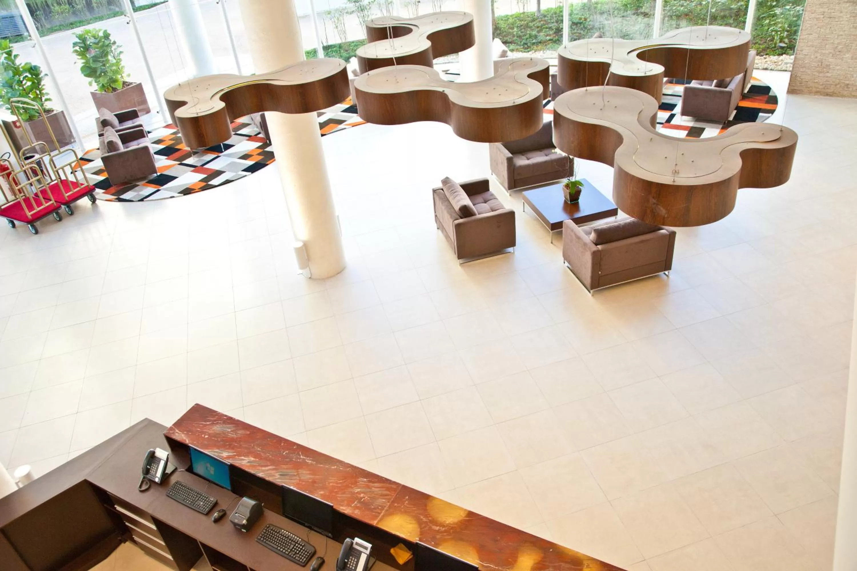Lobby or reception in Hotel Panamby São Paulo