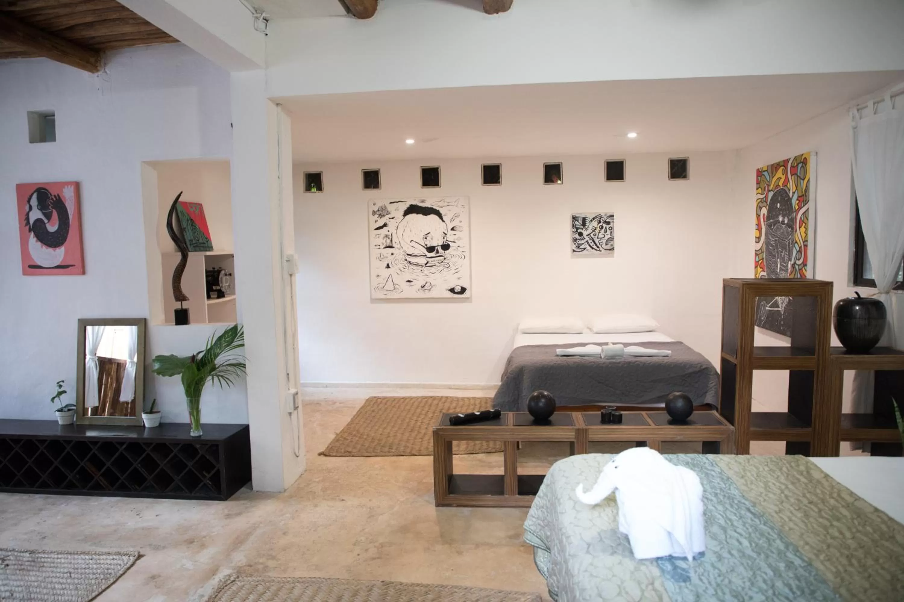 bunk bed, Seating Area in Residencia Gorila