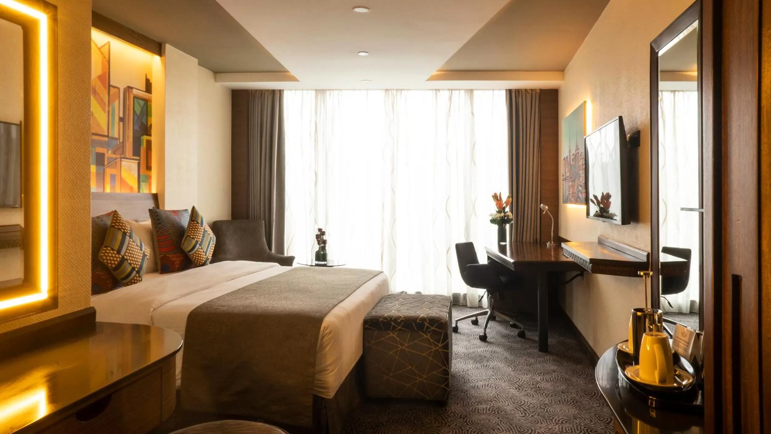 Bed in Sarova Panafric Hotel