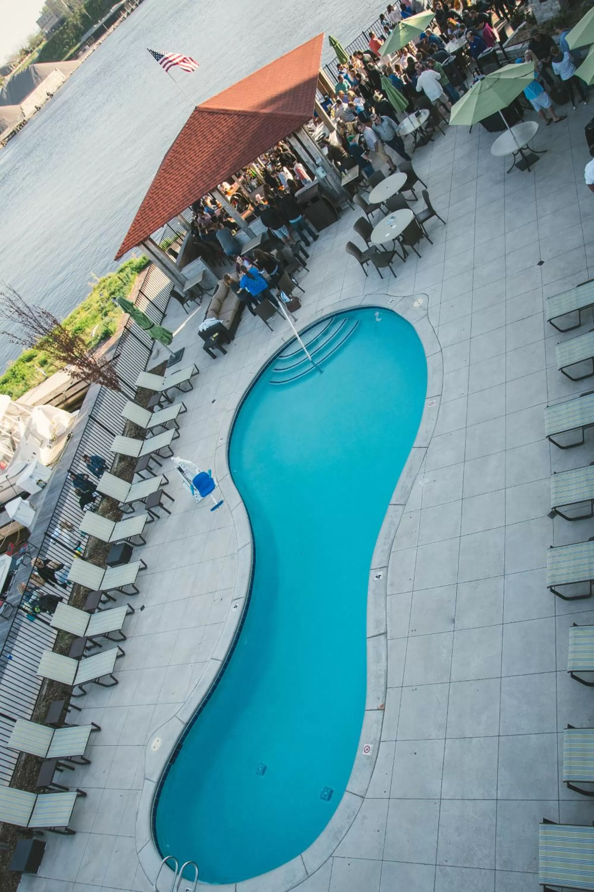 Swimming pool in The Inn at Harbor Shores