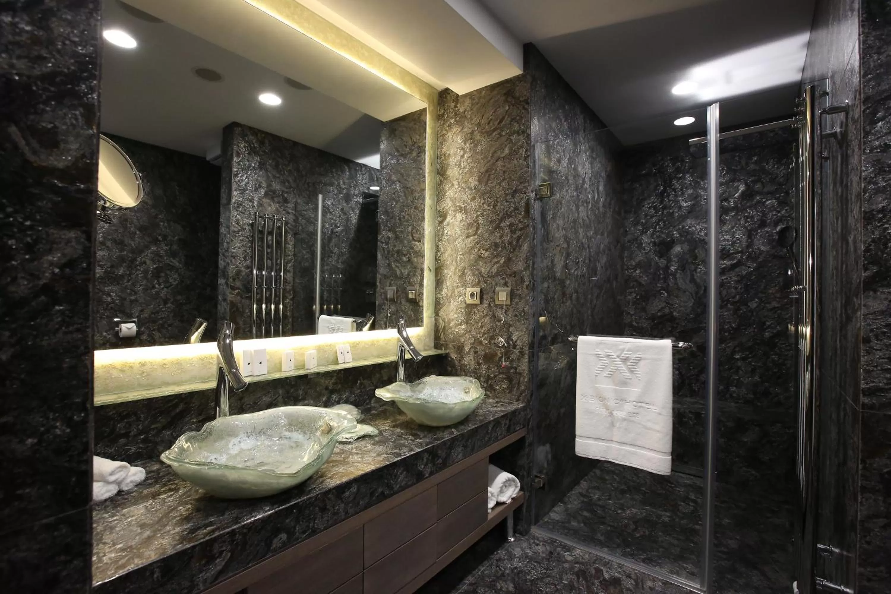 Shower in X-BIONIC Hotel