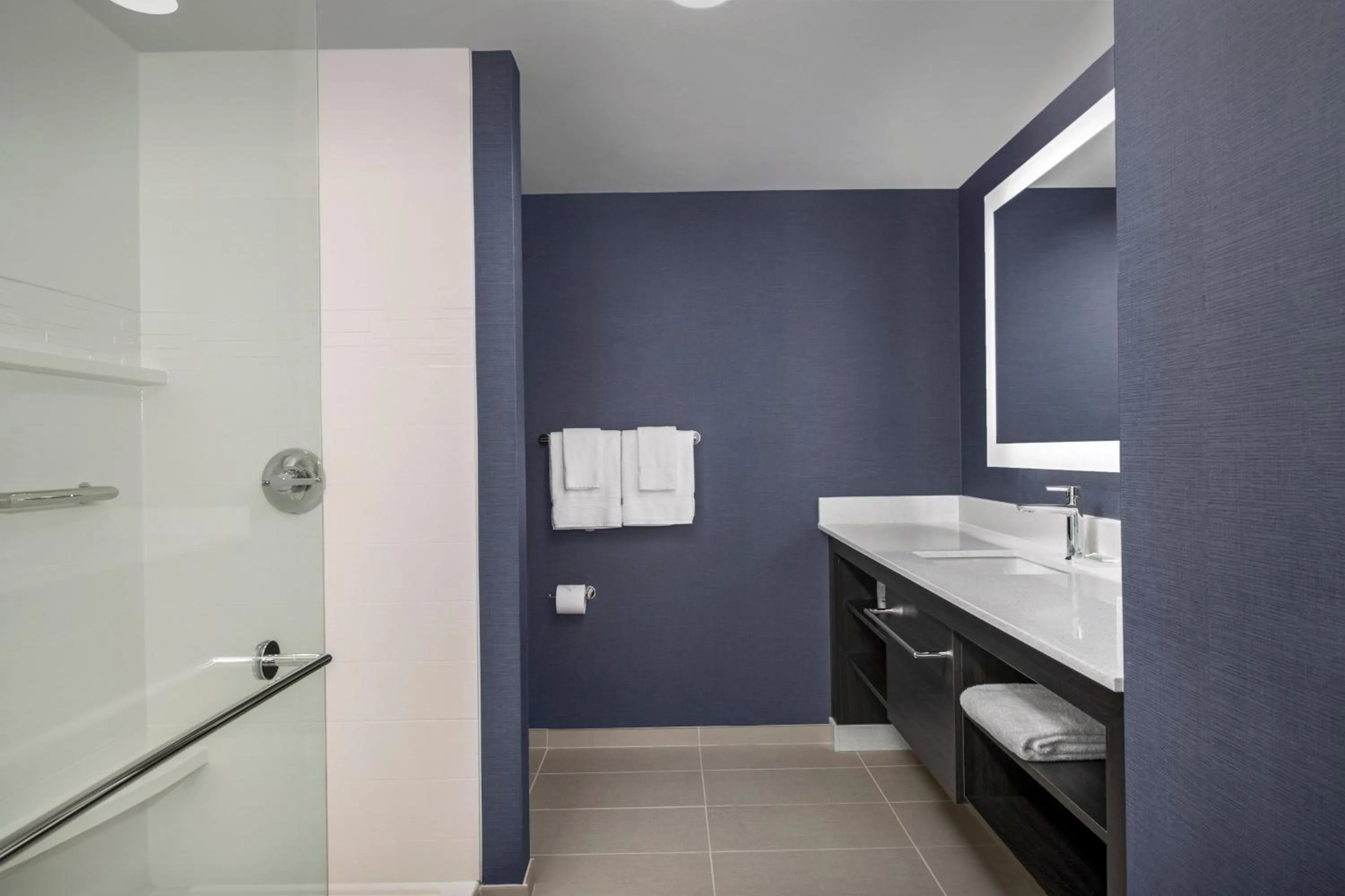 Bathroom in Residence Inn by Marriott Portland Clackamas