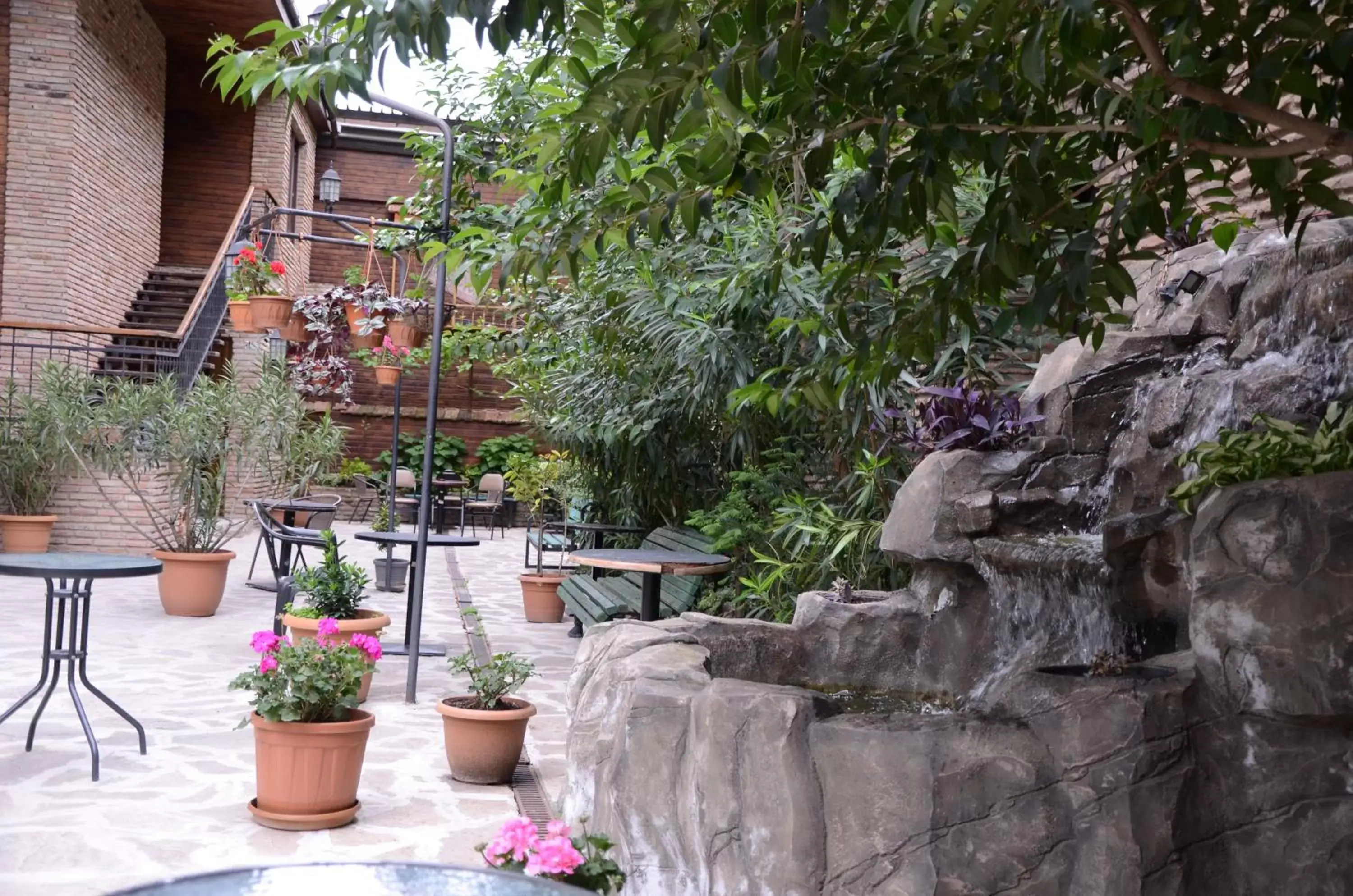 Inner courtyard view in Tiflis Hotel Inner courtyard view in Tiflis Hotel