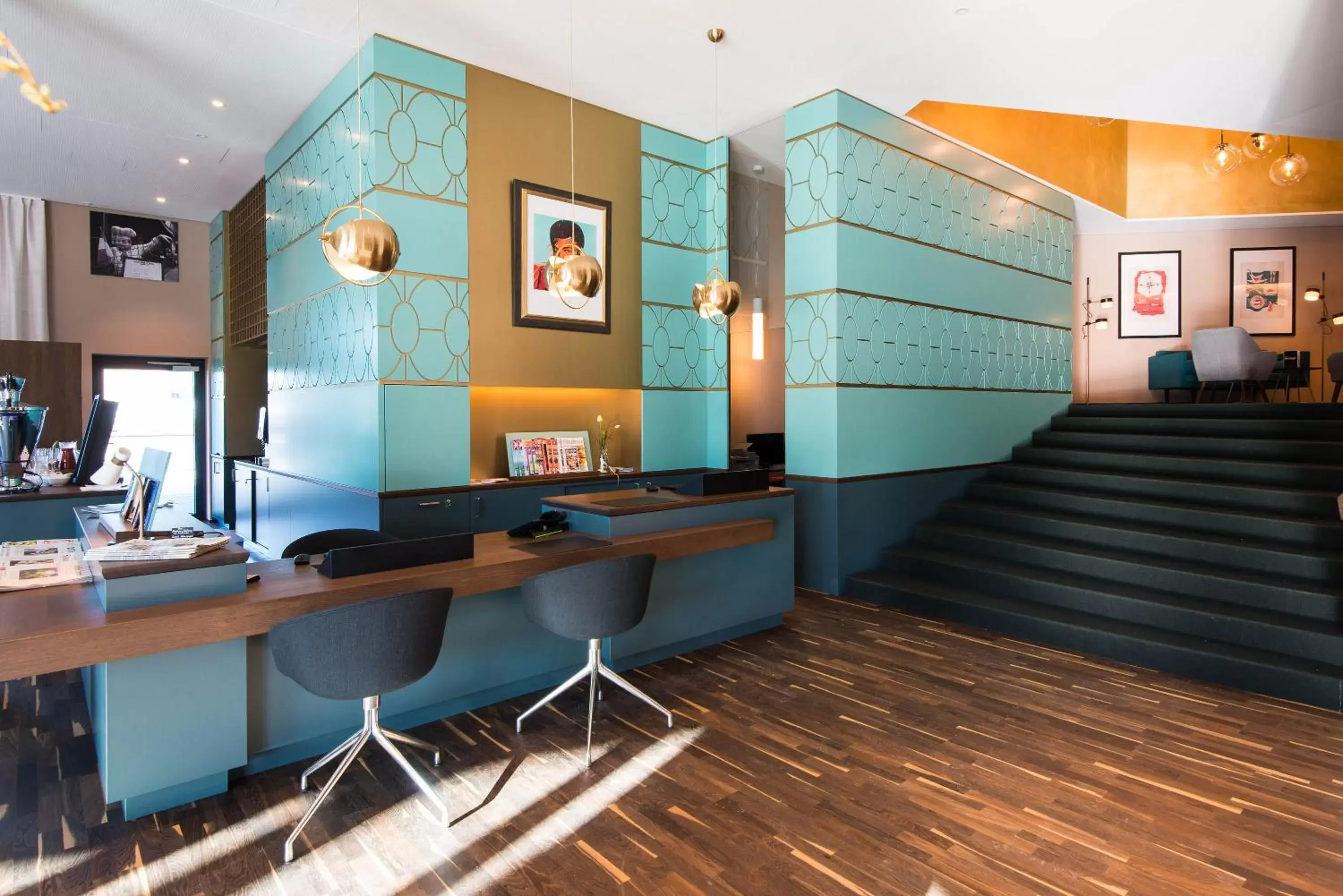 Lobby or reception in THE LIBERTY Hotel Bremerhaven BW Signature Collection