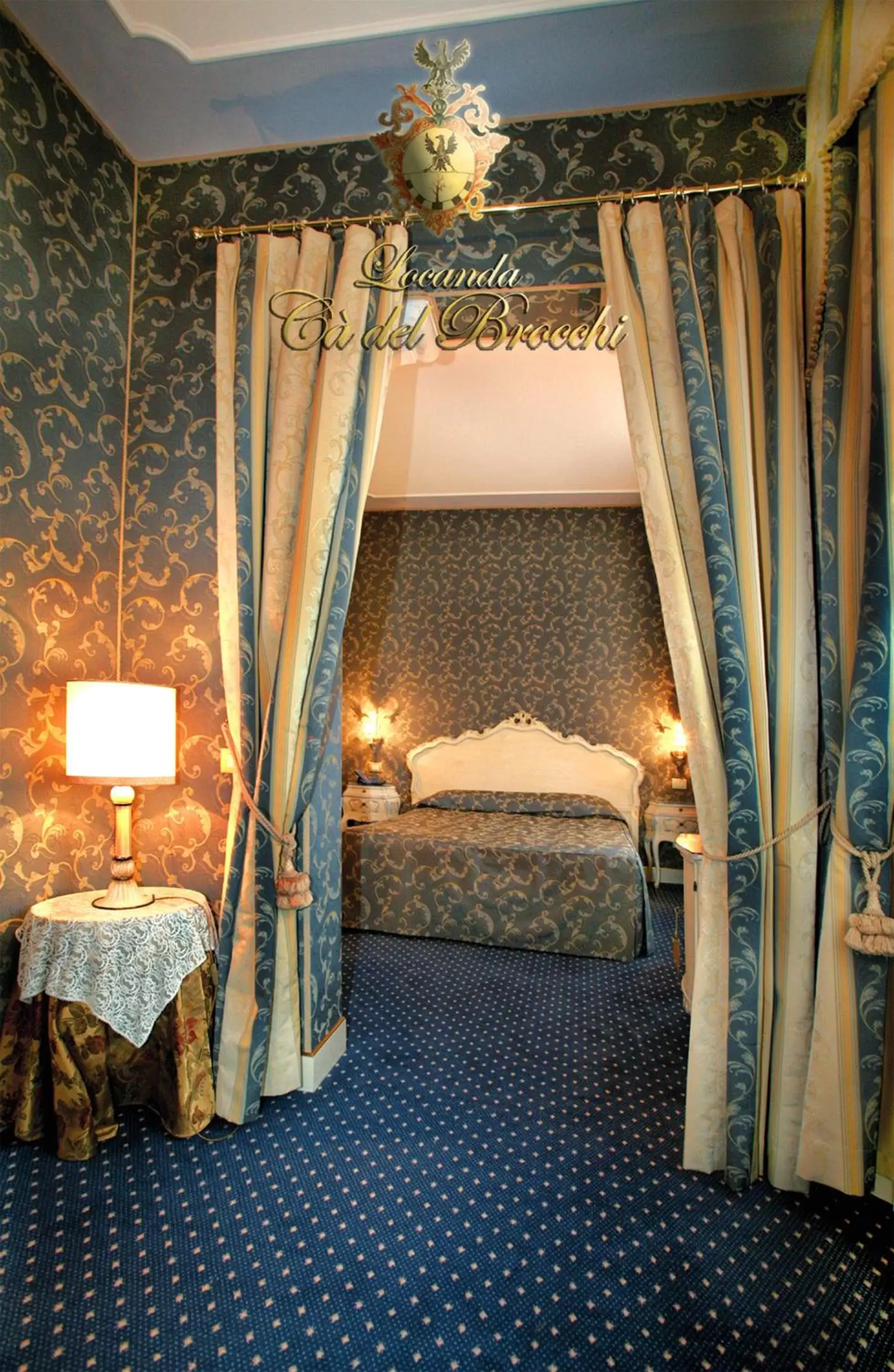 Bed in Locanda Ca' del Brocchi