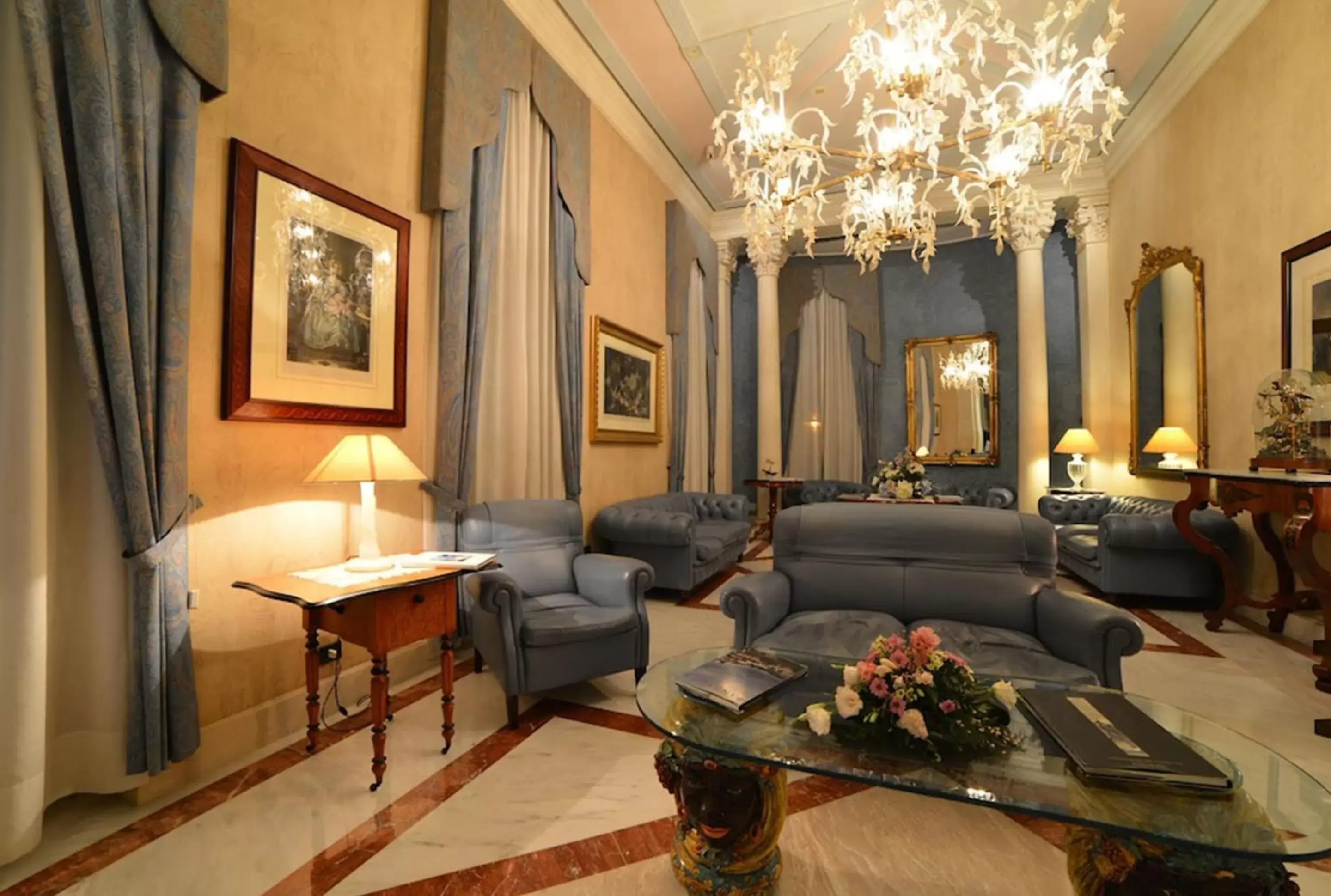 Lobby or reception, Seating Area in Grand Hotel Ortigia