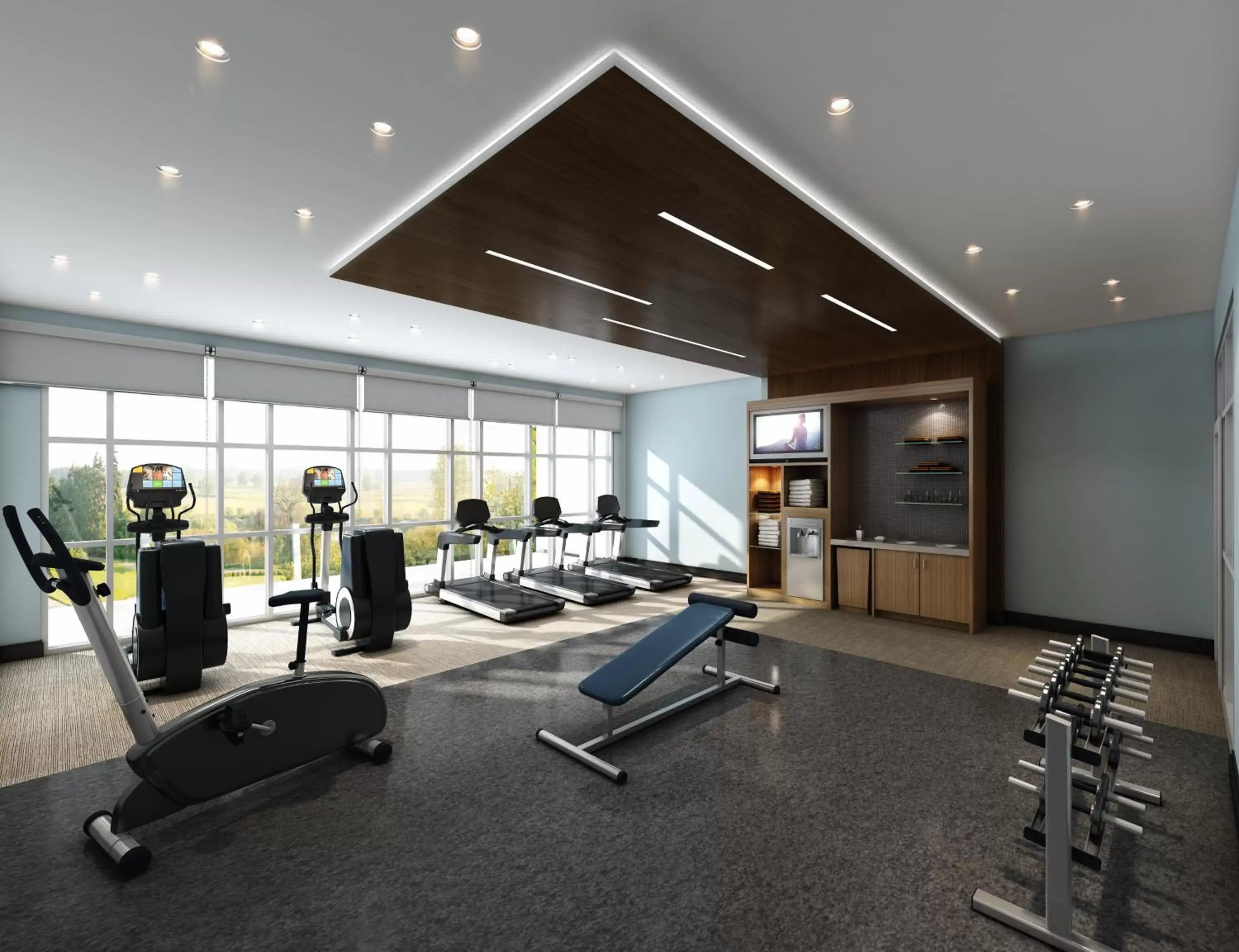 Fitness centre/facilities, Fitness Center/Facilities in Hotel Indigo Gainesville-Celebration Pointe, an IHG Hotel