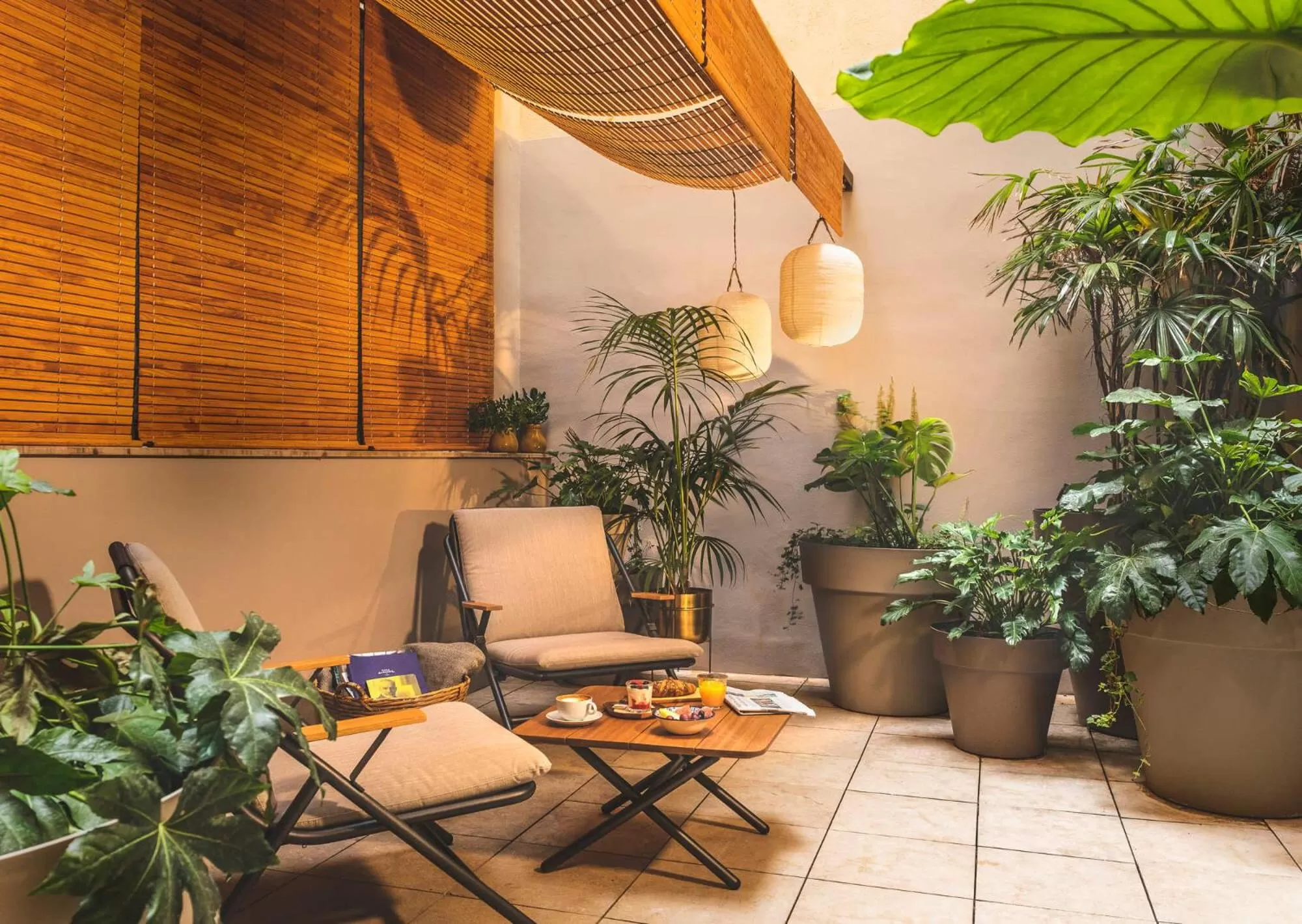 Patio in Hotel Casa Sagnier