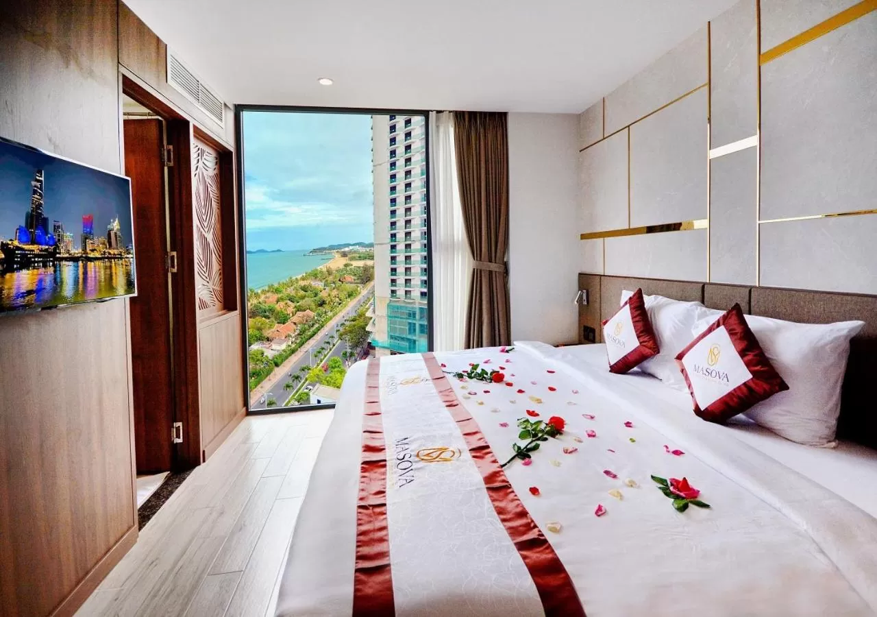 Sea view, Bed in Masova Hotel