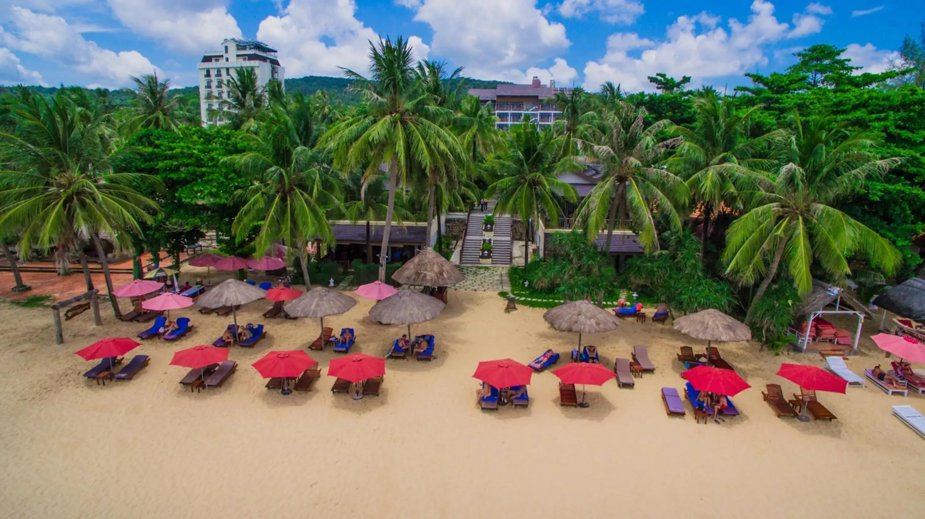 Sea view, Beach in Tropicana Resort Phu Quoc