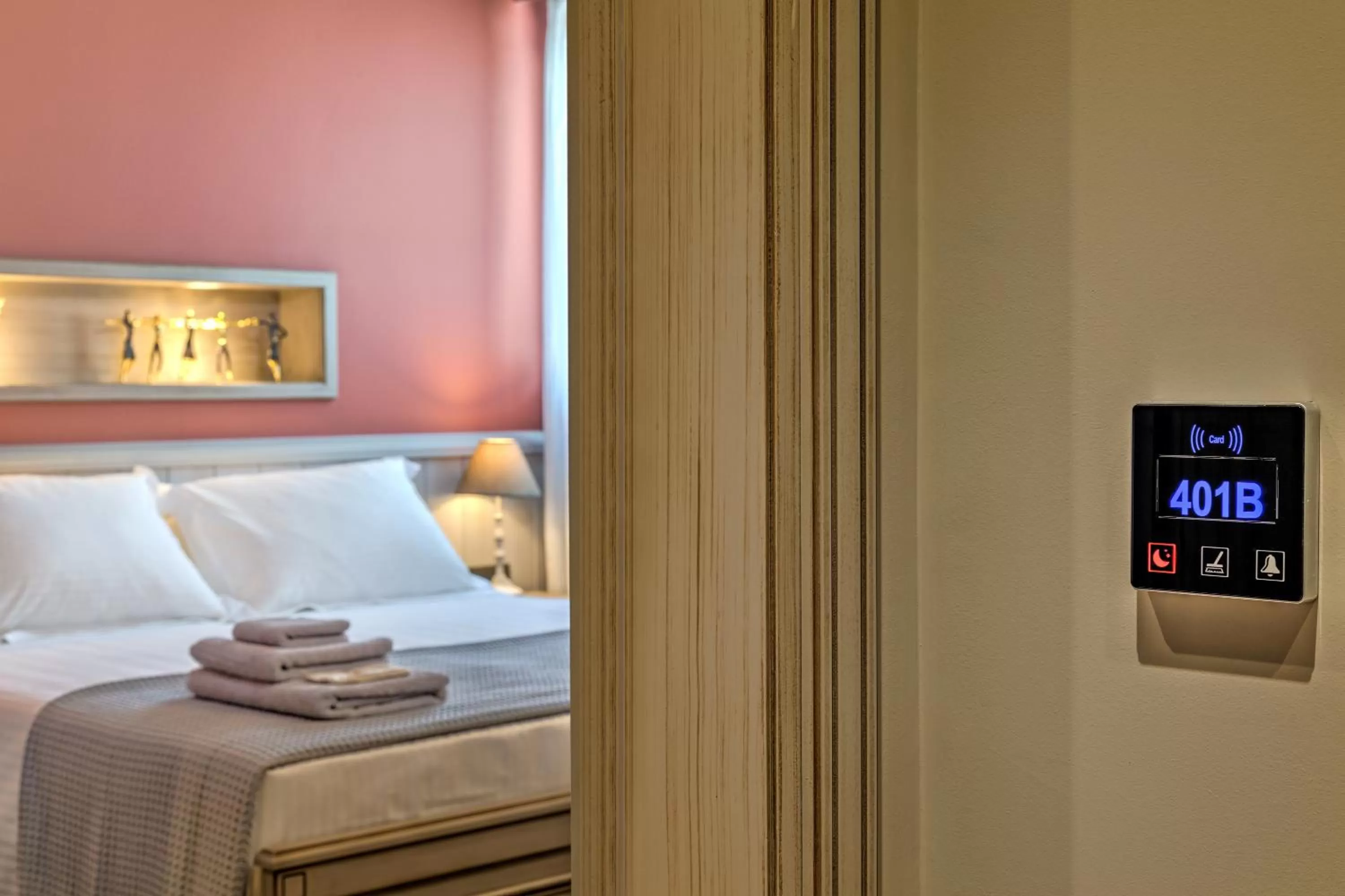 Bed in Estia Boutique Apartments