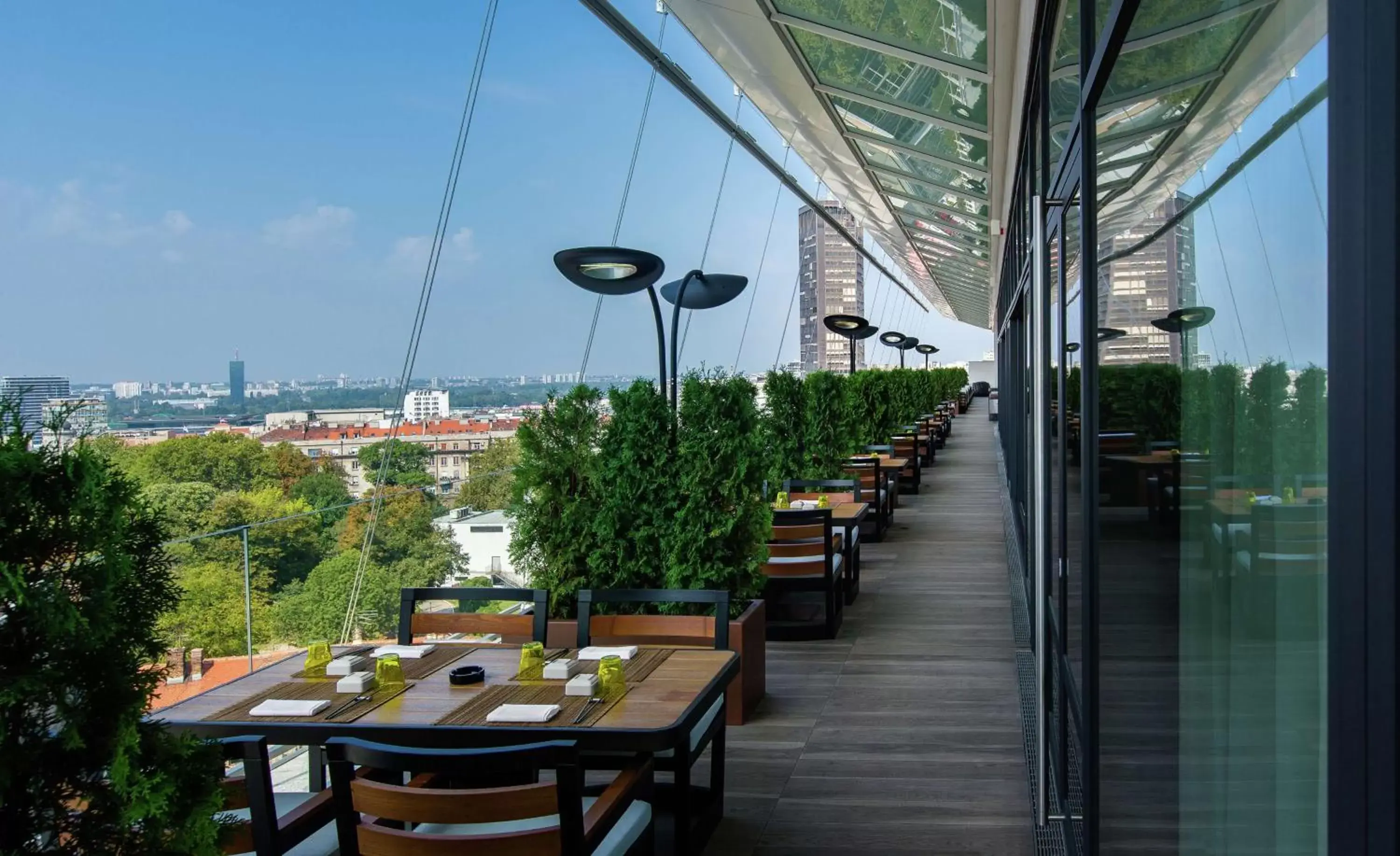 Restaurant/places to eat in Hilton Belgrade