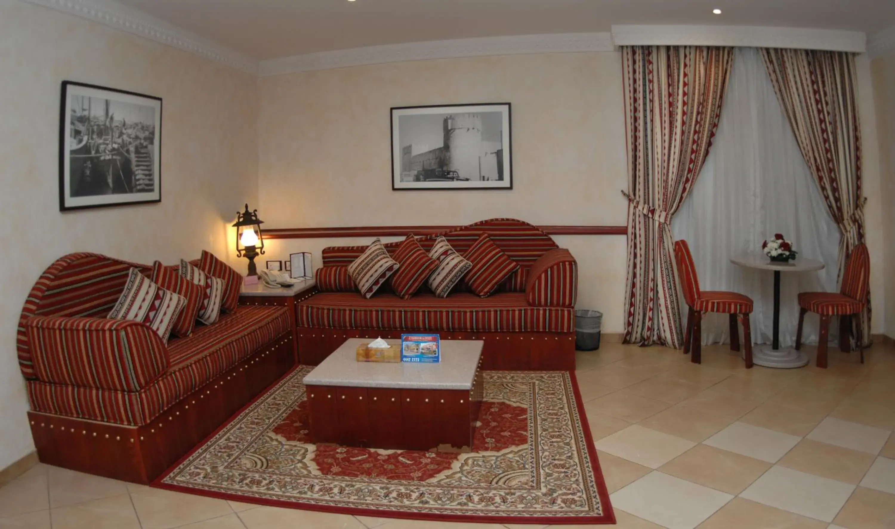 Living room, Seating Area in Al Liwan Suites