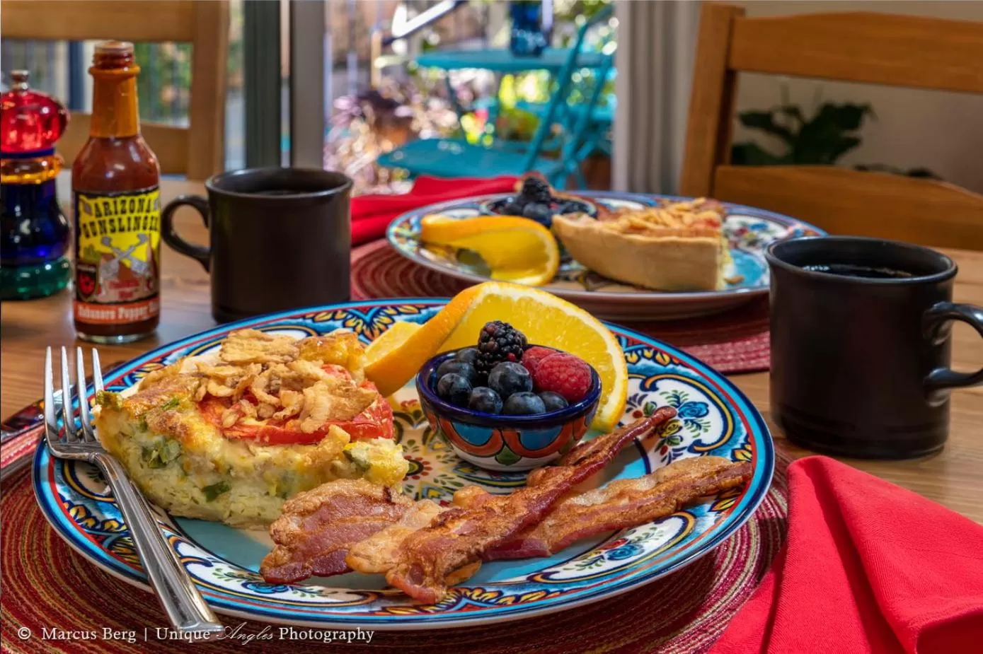 Breakfast in Adobe Rose Inn